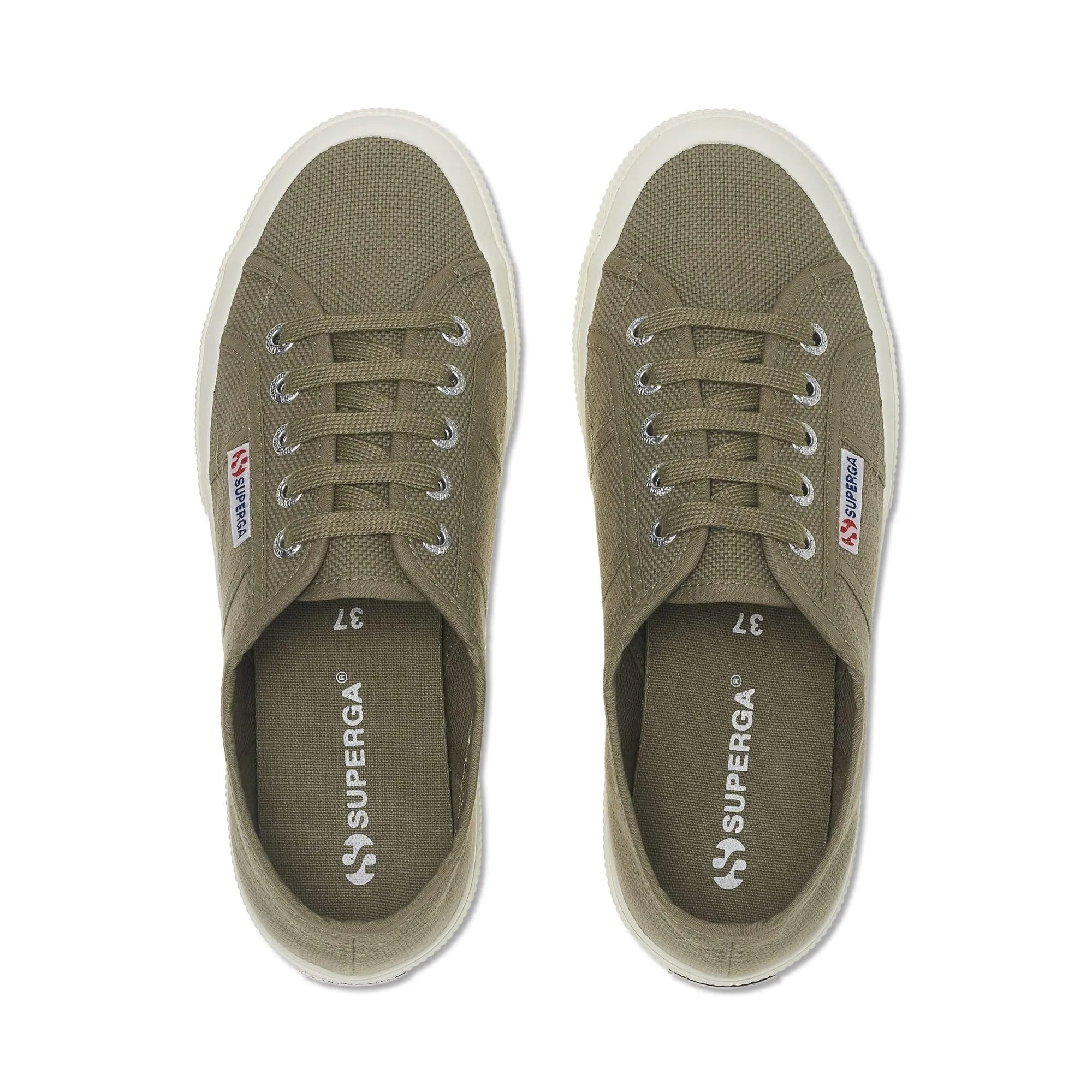 Superga 2750-cotu Classic Low Top Sneakers, Green Safari Favori, 41.5 EU - immagine 5