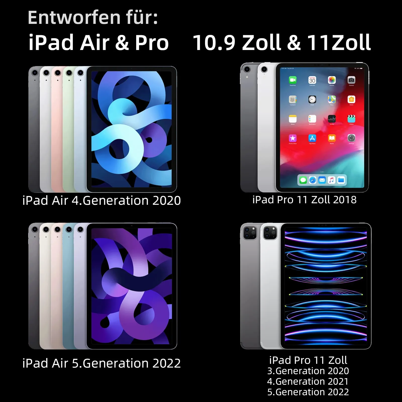 Protescreen Pellicole Proteggi Schermo in Carta per iPad Pro 11 pollici (2018-2022) e iPad Air 4a e 5a Generazione 10,9 pollici, Confezione da 3 - immagine 8