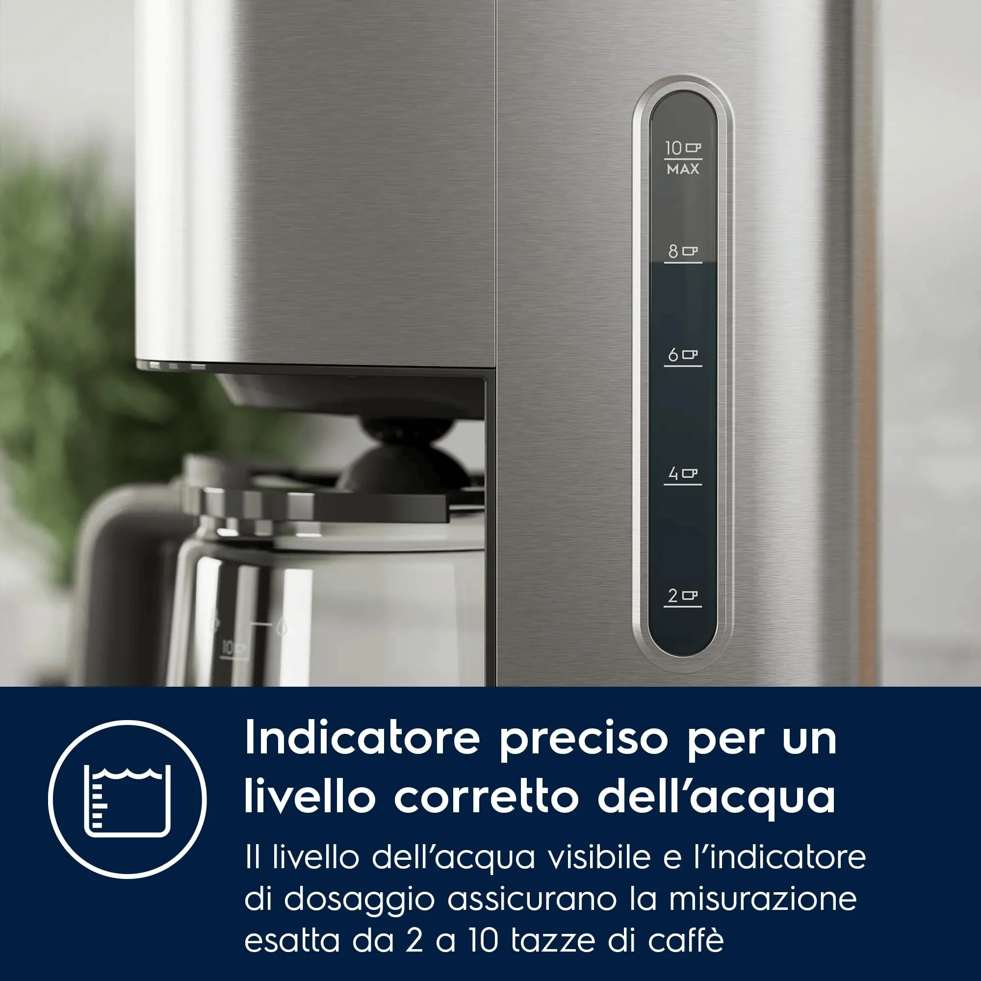 Electrolux Macchina da Caffè Americano E5CM1-6ST Inox 1,38 L - immagine 3