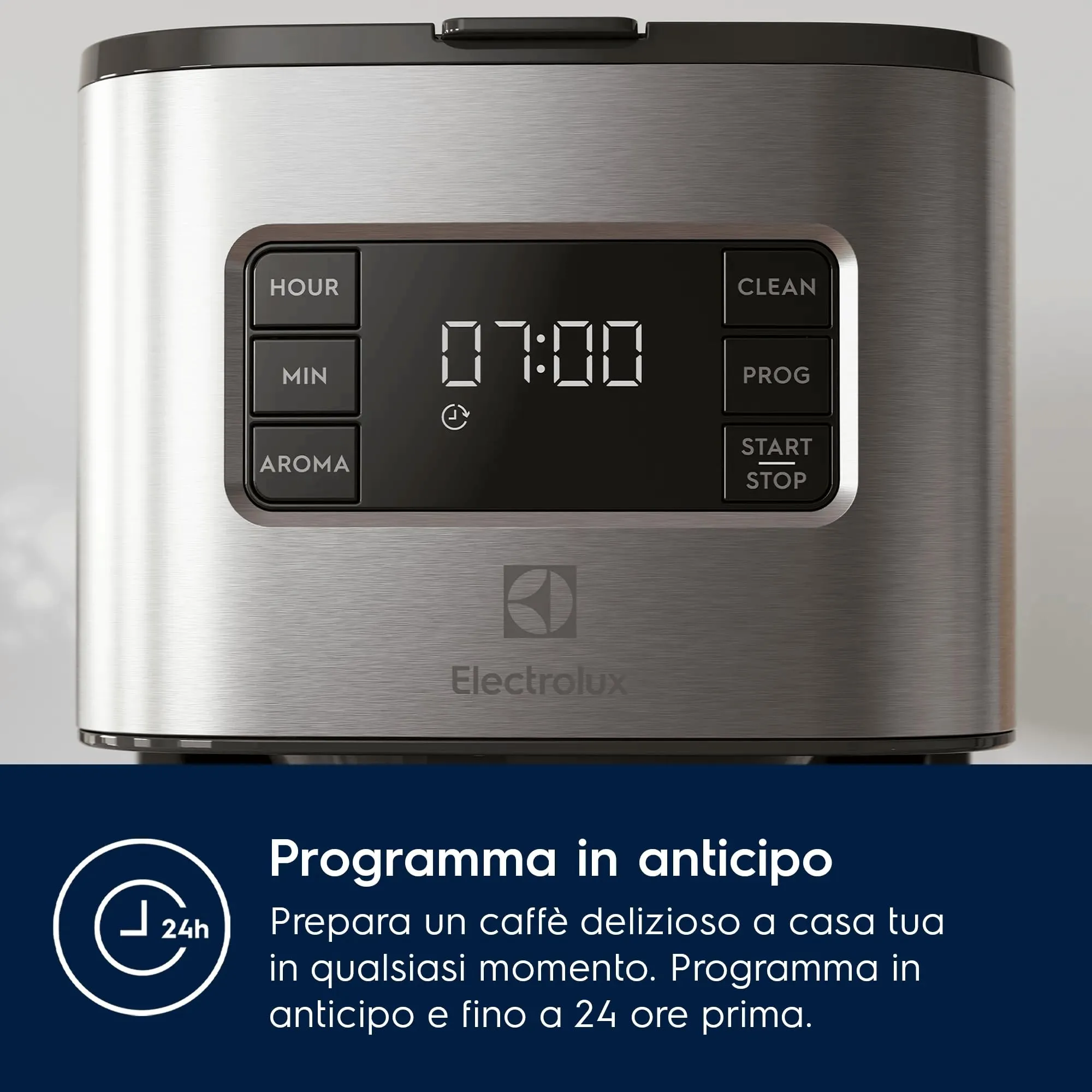 Electrolux Macchina da Caffè Americano E5CM1-6ST Inox 1,38 L - immagine 4