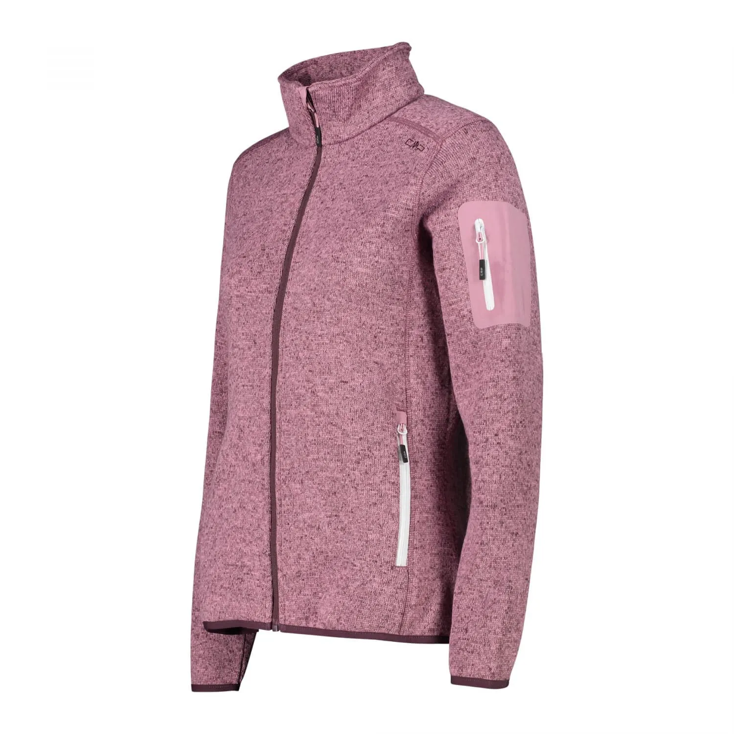 CMP Giacca Knit-tech da Donna, Blush Plum, 54 - immagine 3
