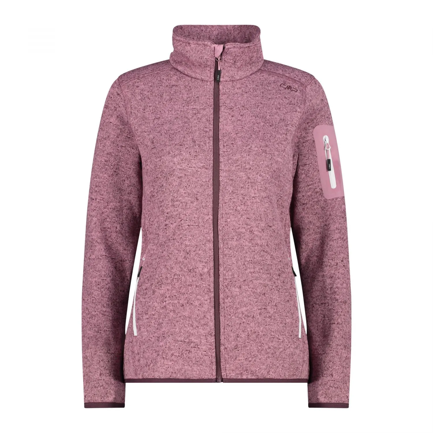CMP Giacca Knit-tech da Donna, Blush Plum, 42 - immagine 1