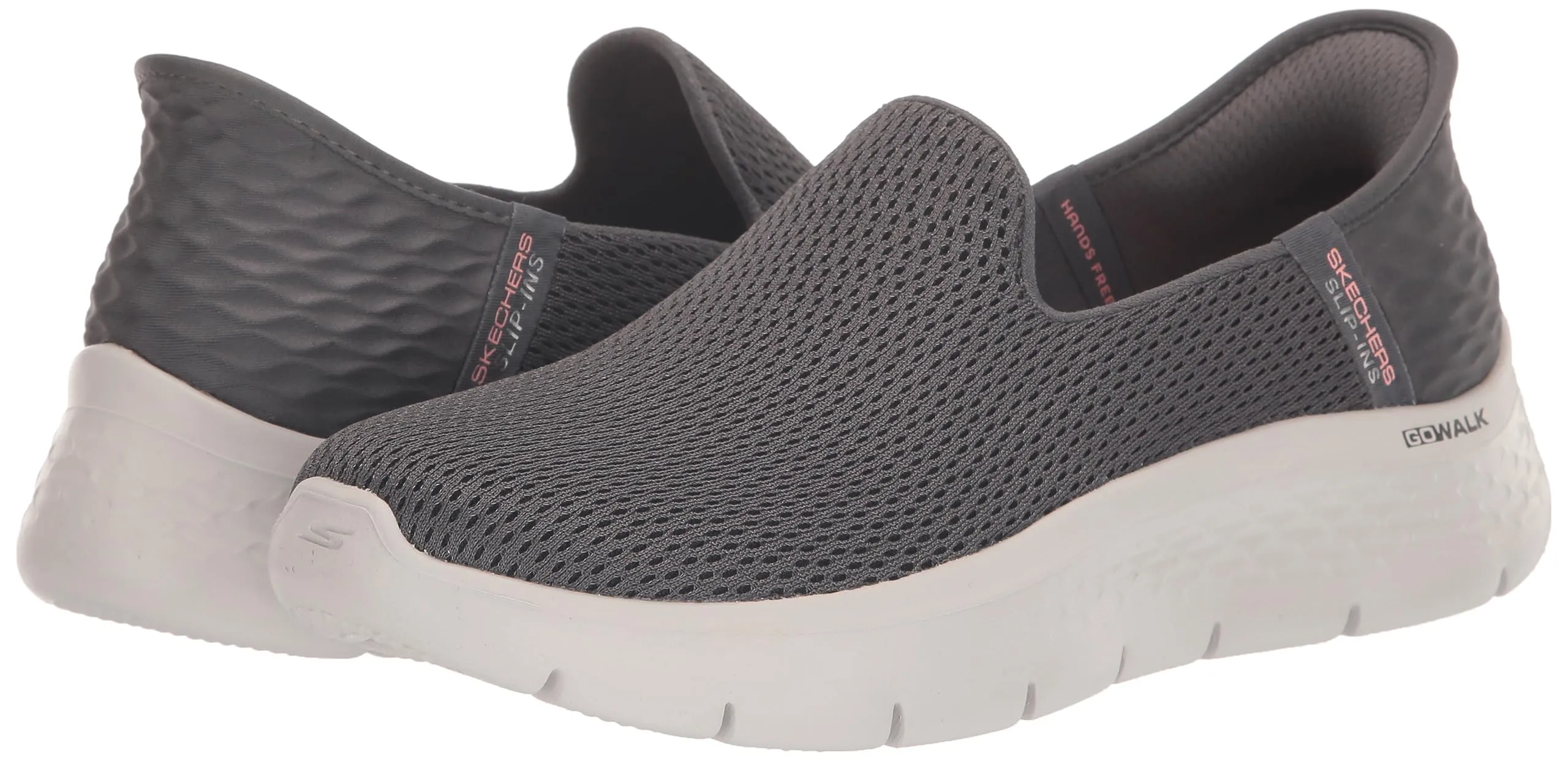 Skechers Go Walk Flex-Relish Sneaker da Donna Senza Mani, Carbone, 38 EU Larga - immagine 7