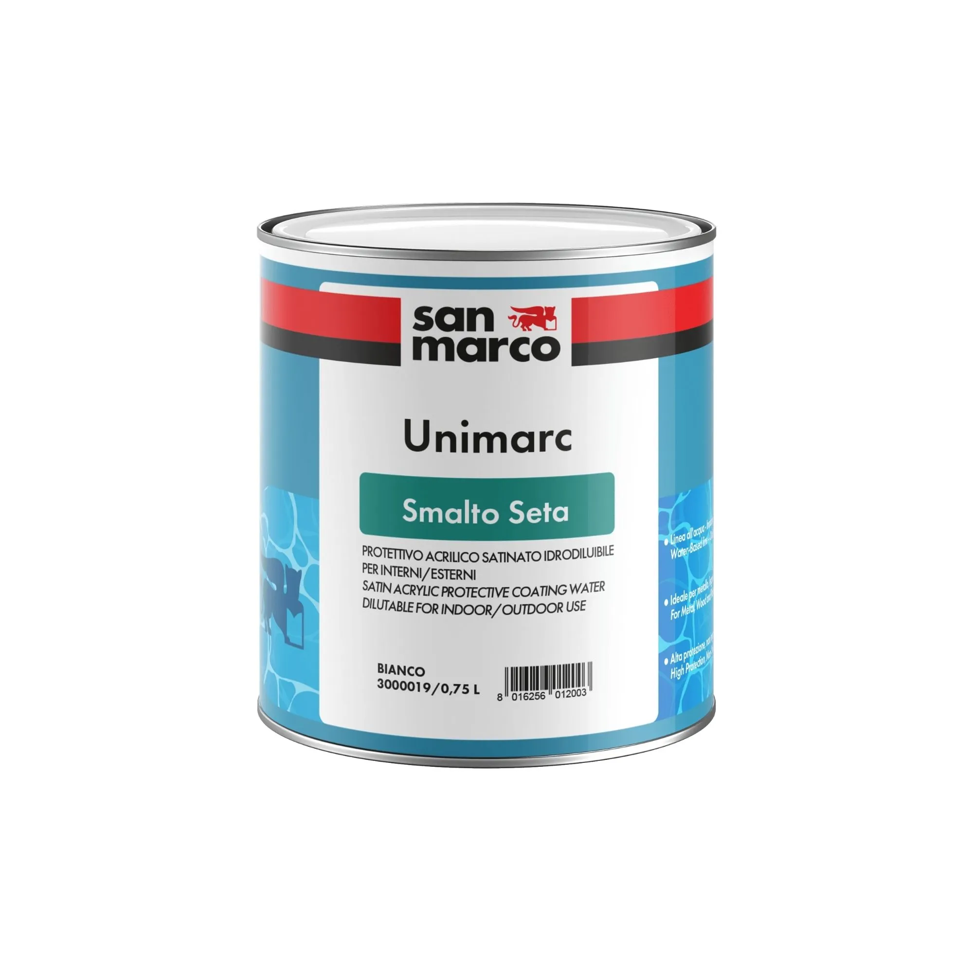 San Marco Unimarc Smalto Seta per legno, metallo e ceramica effetto satinato - immagine 1