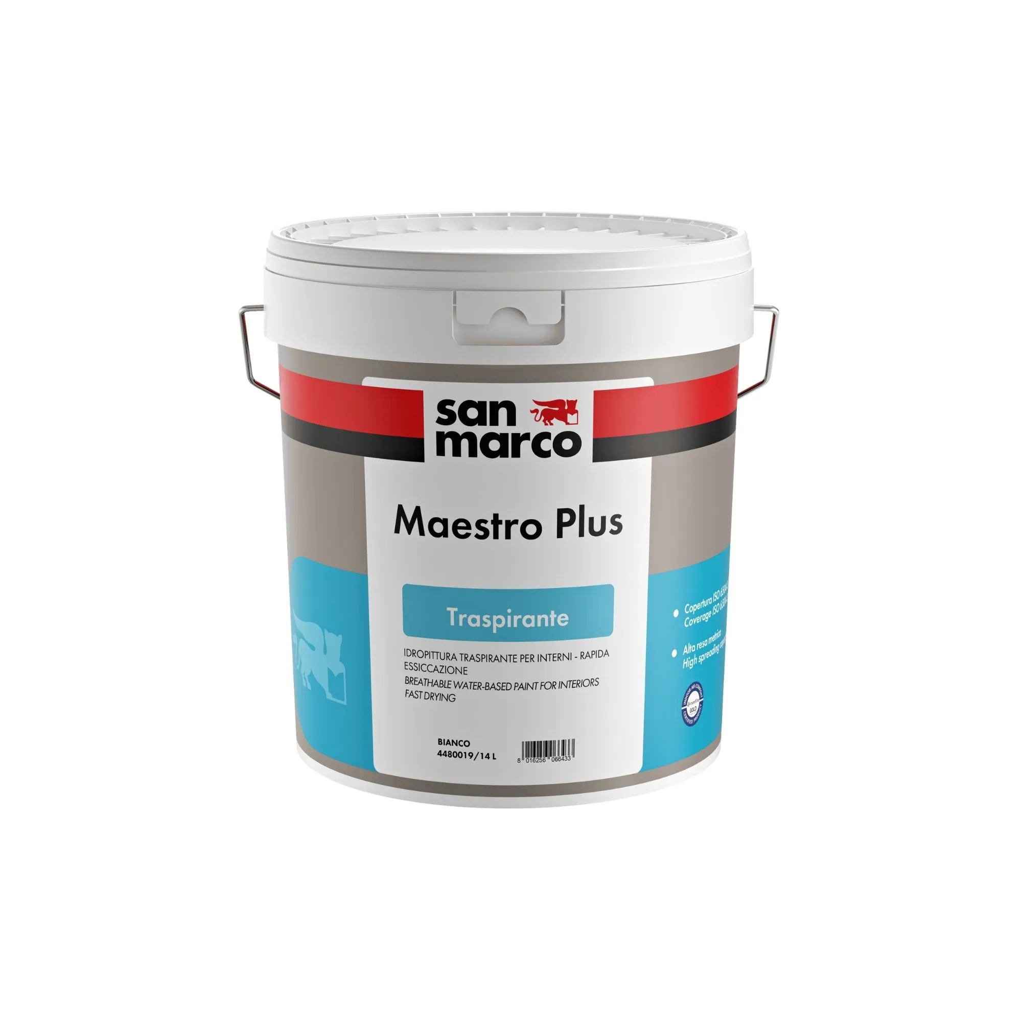 San Marco Maestro Plus Pittura Traspirante a Base Acqua per Interni - immagine 1