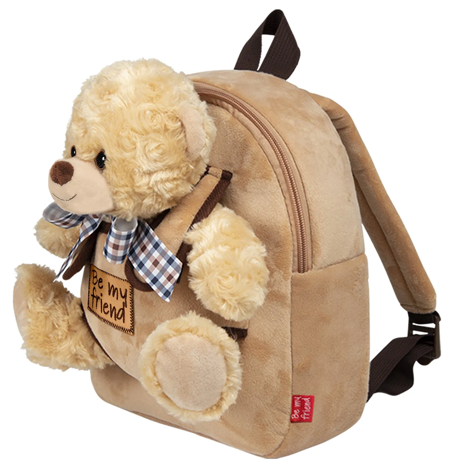 Perletti Zaino Morbido con Peluche - immagine 1