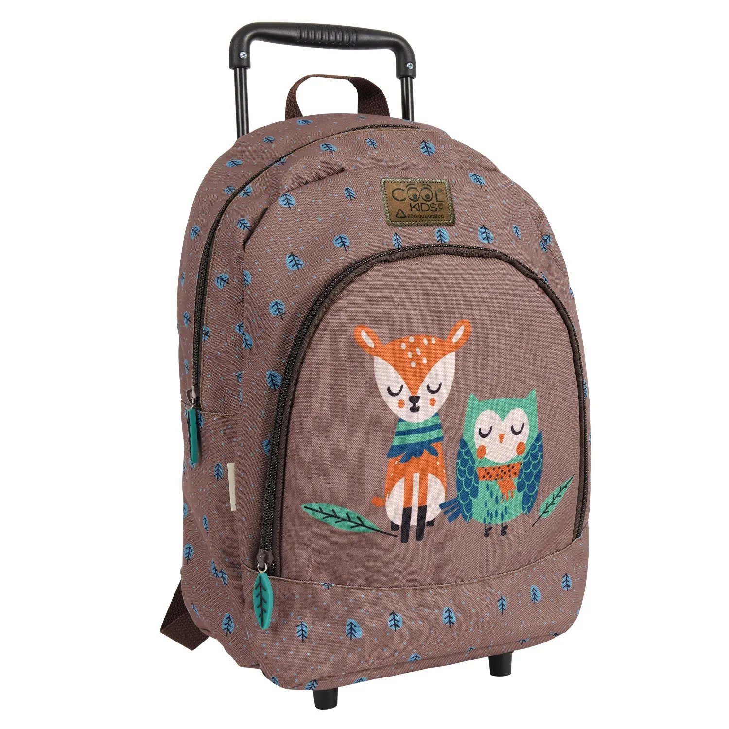 Perletti Trolley Eco con Cerbiatto e Gufo - immagine 1