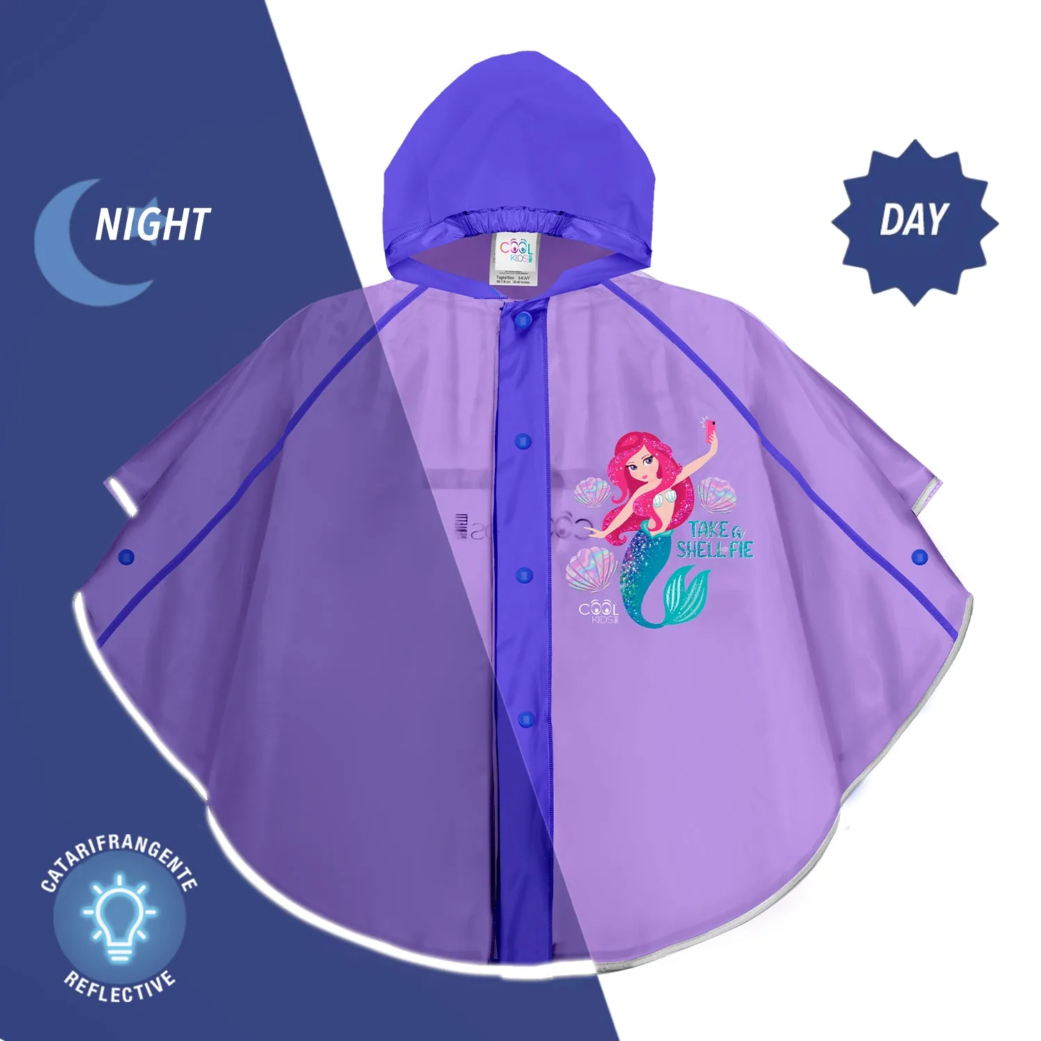 Perletti Mantellina Sirenetta Viola - immagine 1
