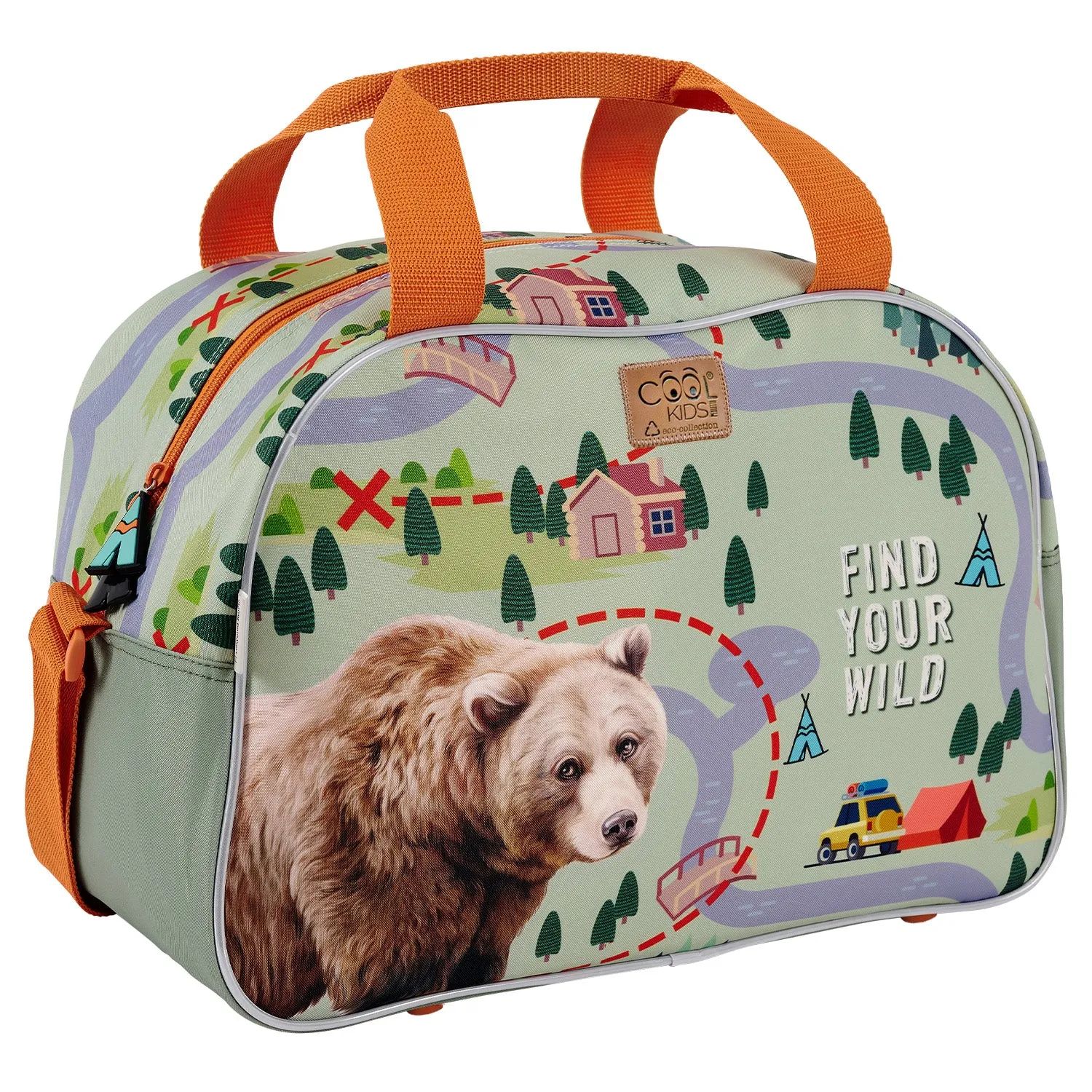 Perletti Borsa Sport Eco con Orso - immagine 1
