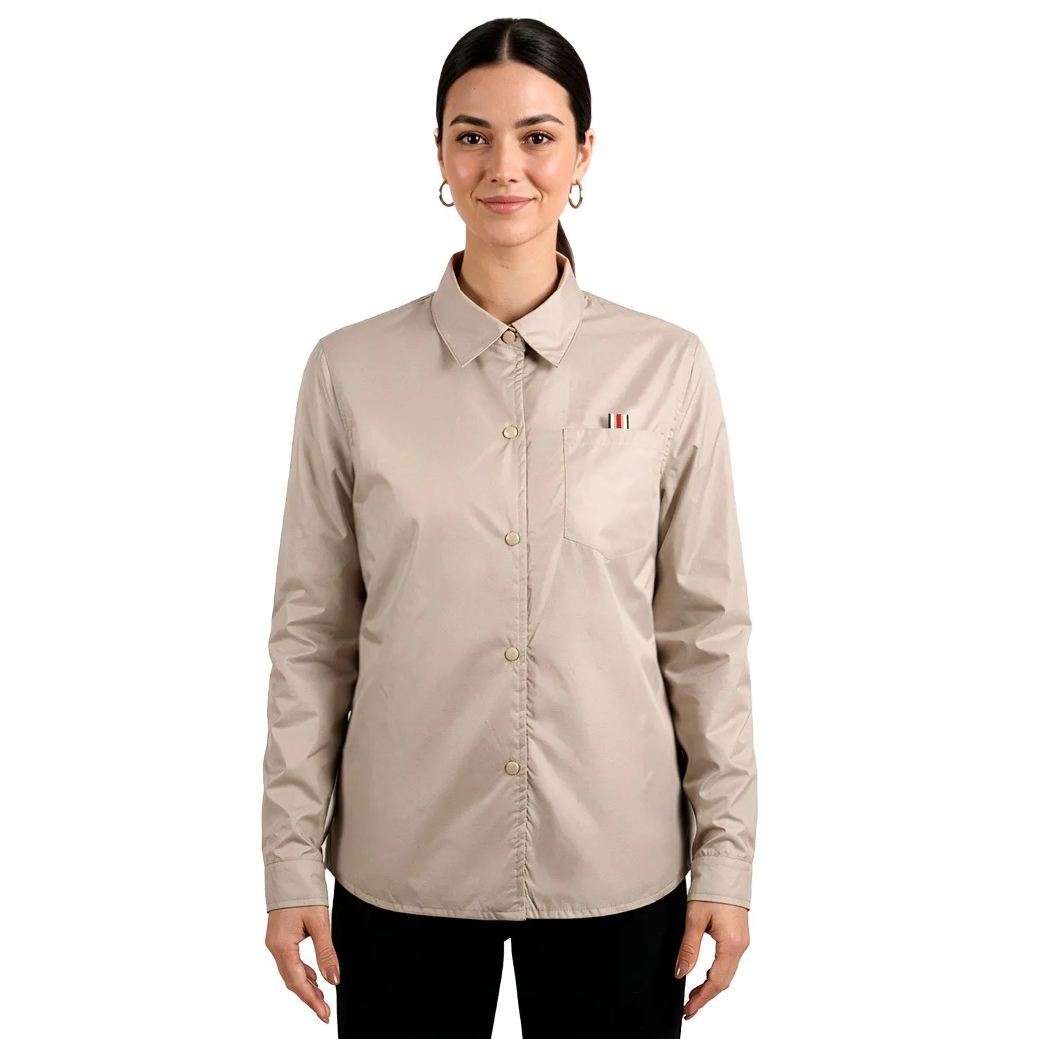 Perletti Giacca Overshirt Impermeabile Donna - immagine 1