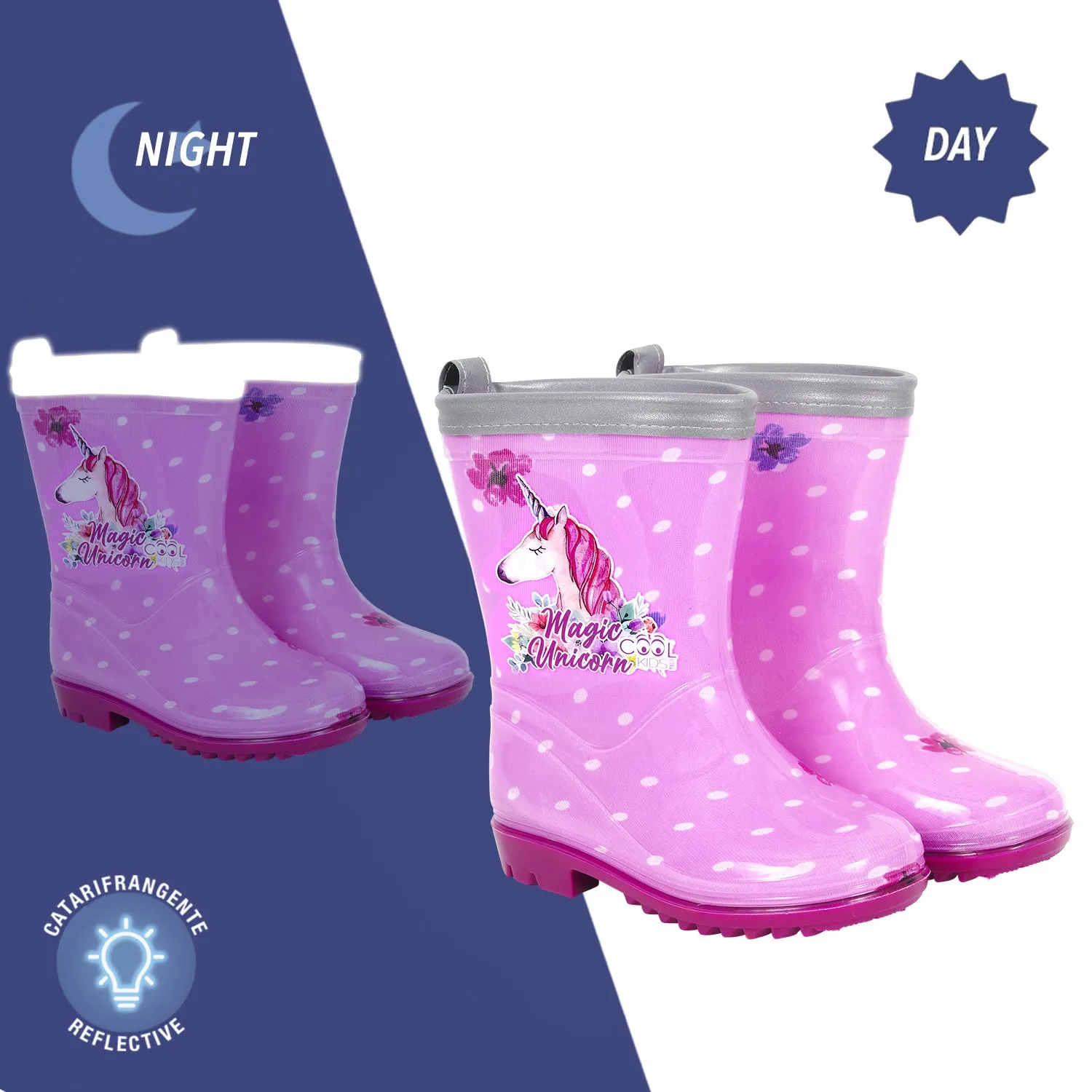 Perletti Stivaletti Unicorno Pois - immagine 1