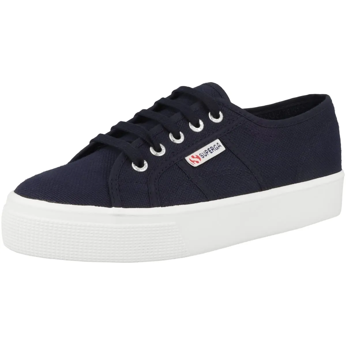 Superga 2730-cotu Scarpe da Ginnastica da Donna, Blu Navy Bianco, S2127IW, 37 - immagine 4