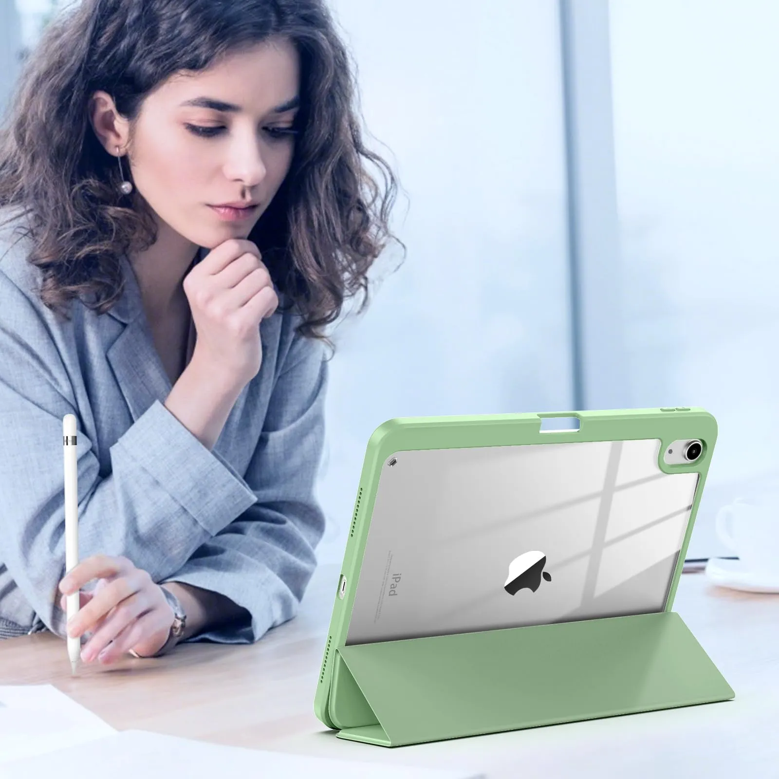 TiMOVO Cover per iPad 11ª Gen 11" e 10ª Gen 10,9", Verde - immagine 8