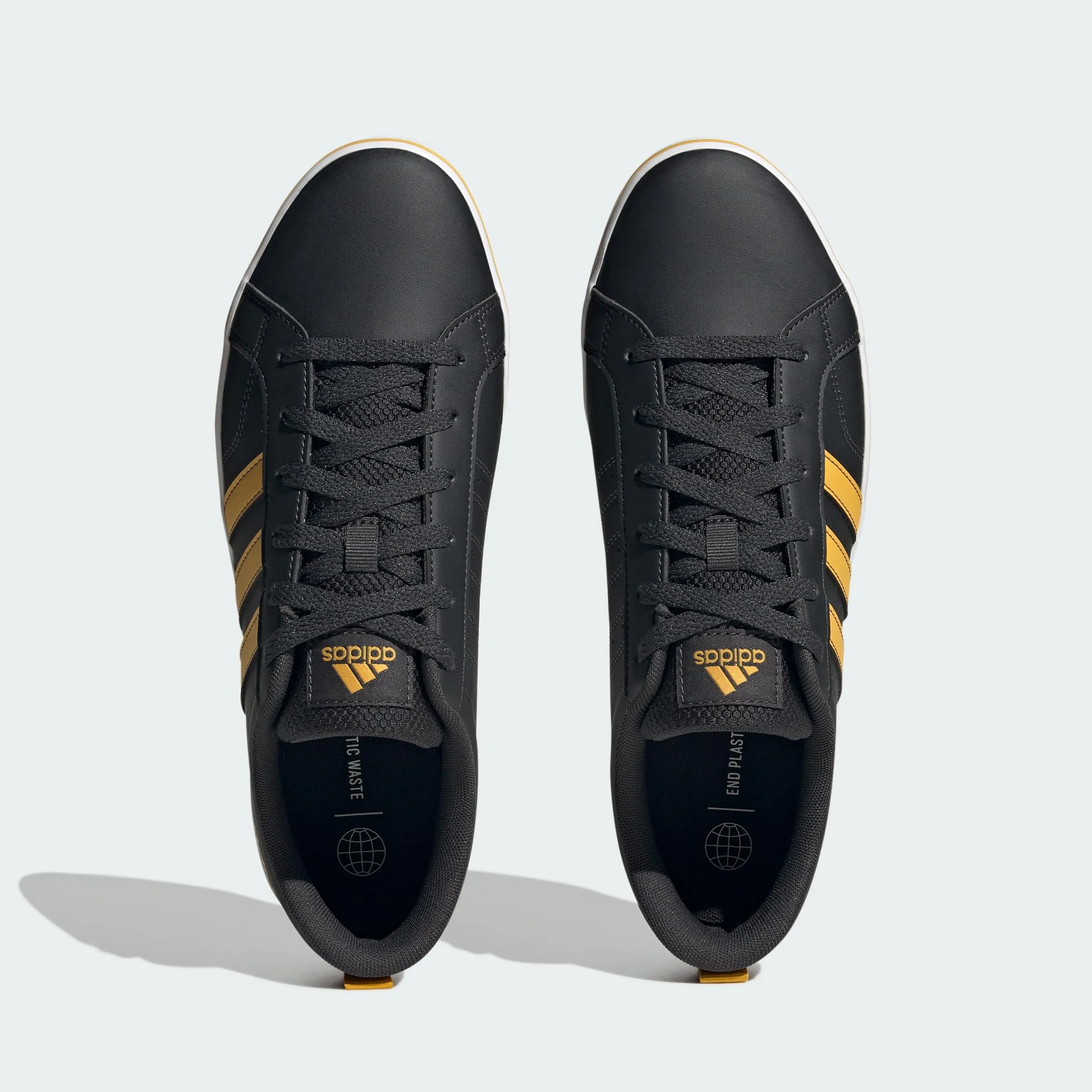 adidas VS Pace 2.0 Shoes, Carbon Bold Gold Cloud White, 44 2/3 EU - immagine 3