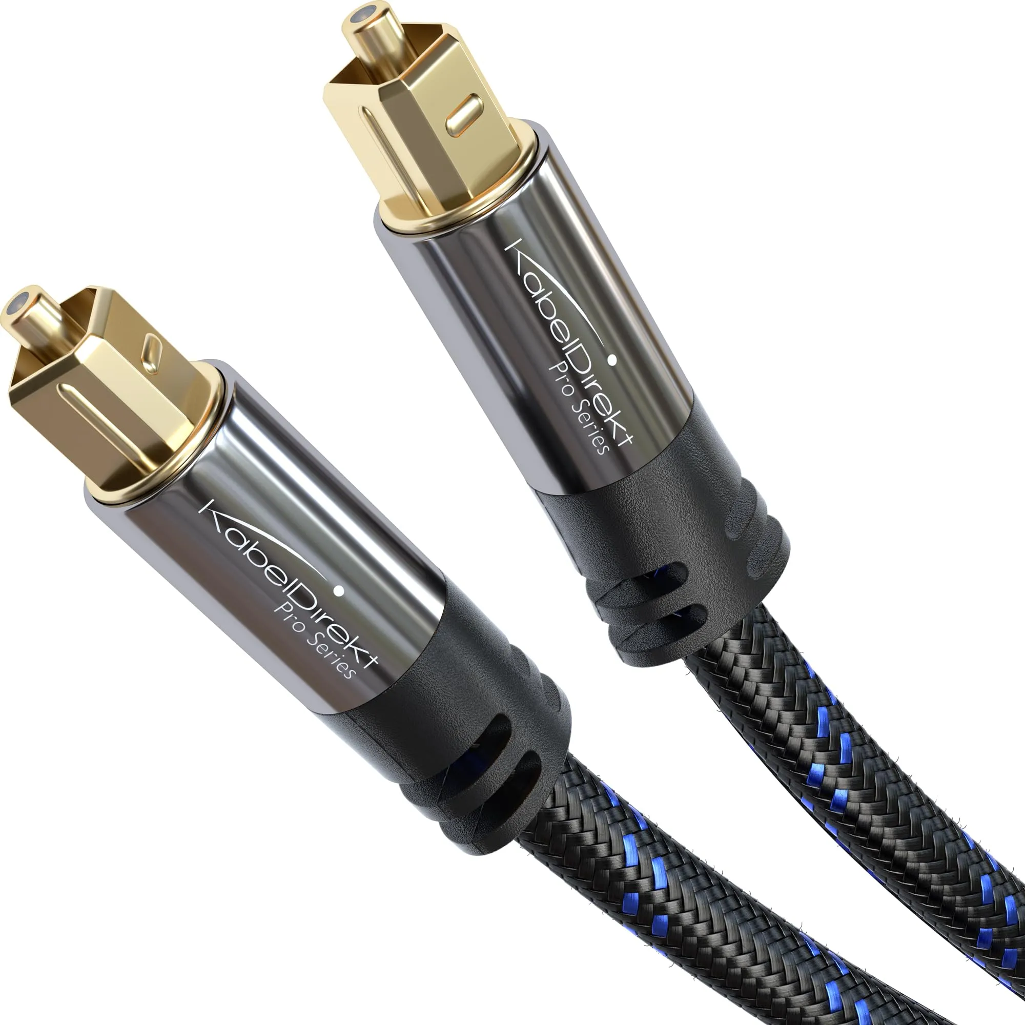 KabelDirekt TOSLINK Braided Cable, 15m - immagine 1