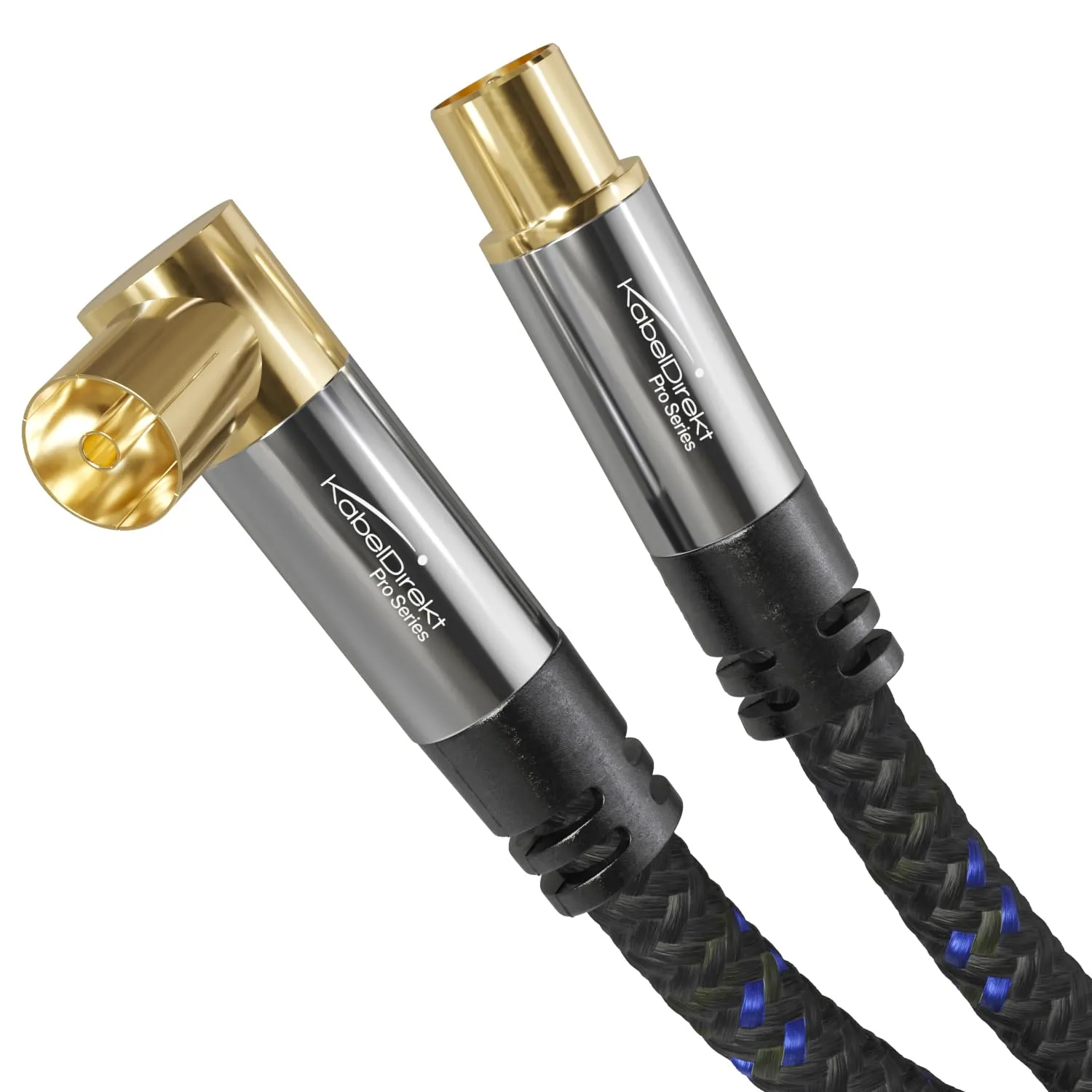 KabelDirekt Antenna TV Cable 4K, 0.5m, 90° - immagine 1