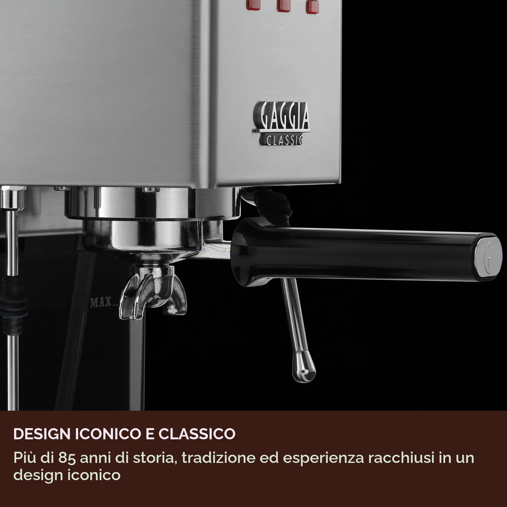 Gaggia Classic Evo Macchina Espresso Manuale Inox - immagine 5
