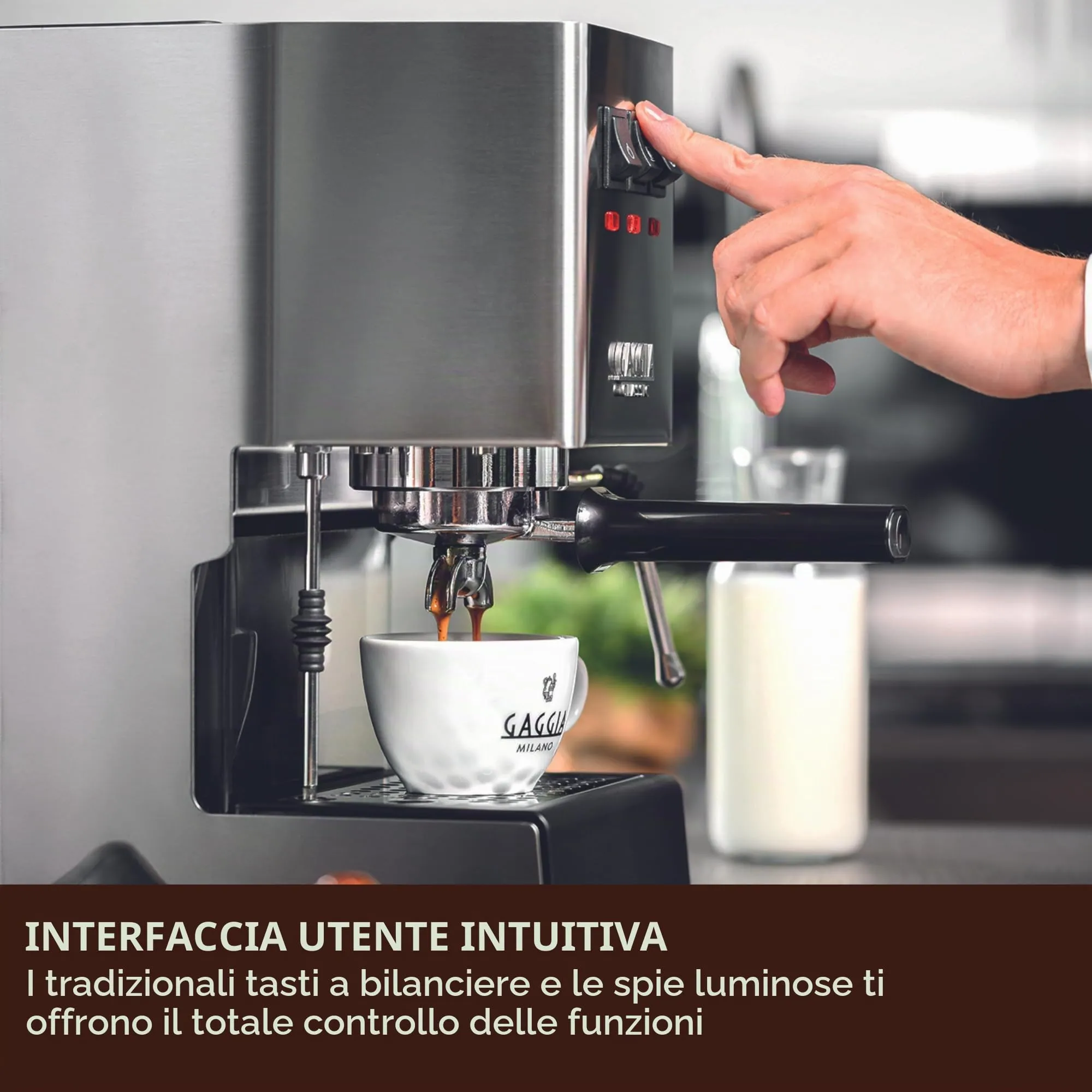 Gaggia Classic Evo Macchina Espresso Manuale Inox - immagine 6
