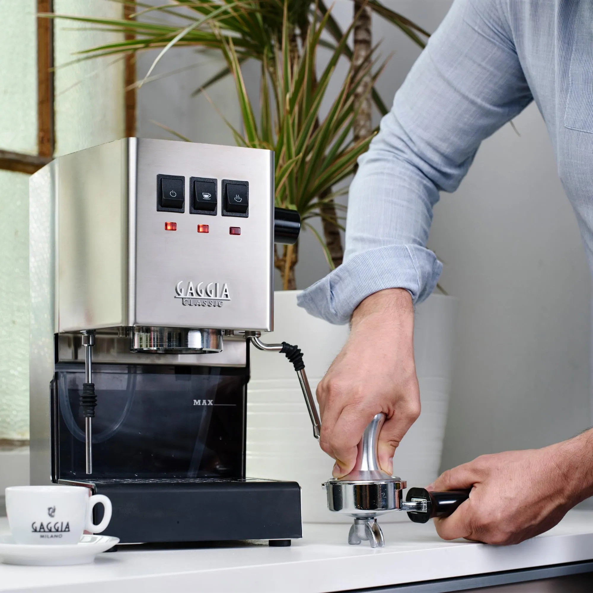 Gaggia Classic Evo Macchina Espresso Manuale Inox - immagine 7