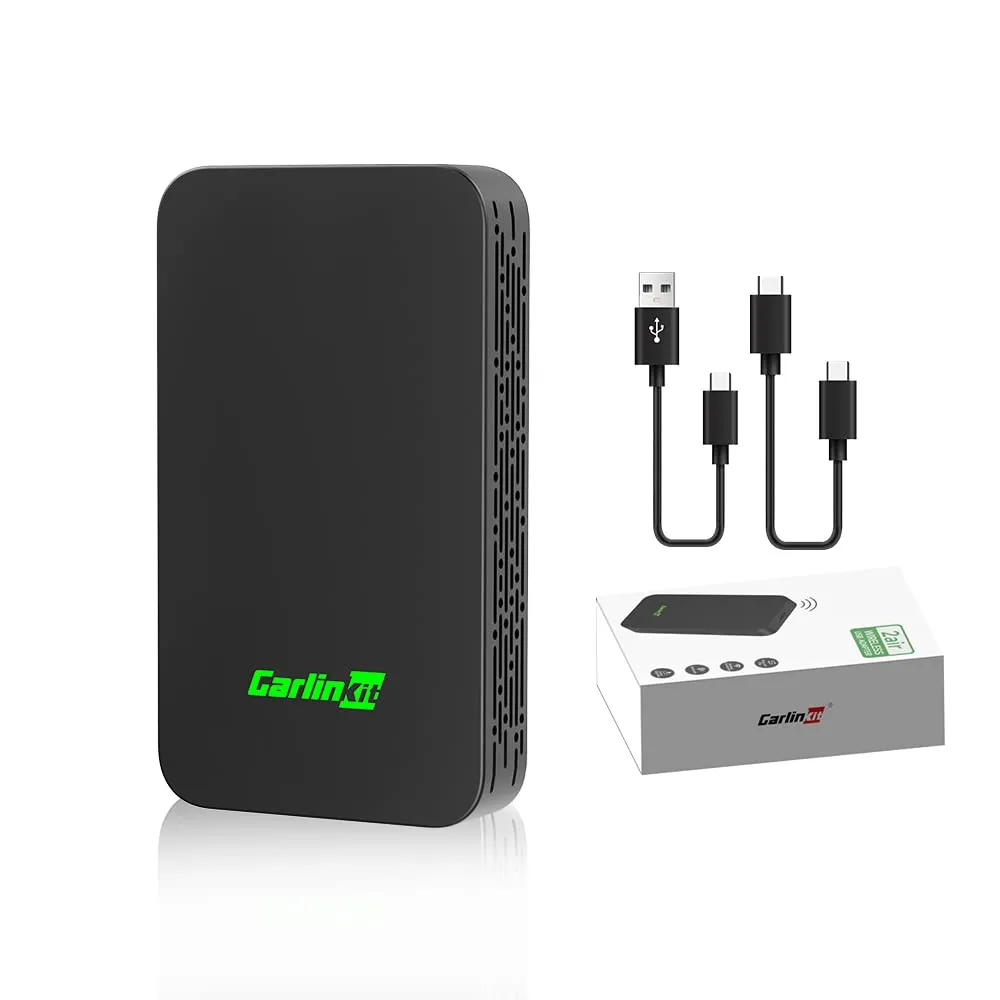 Carlinkit 5.0 2-in-1 Wireless CarPlay and Android Auto Adapter, Version 2026, CPC200-2air - immagine 1