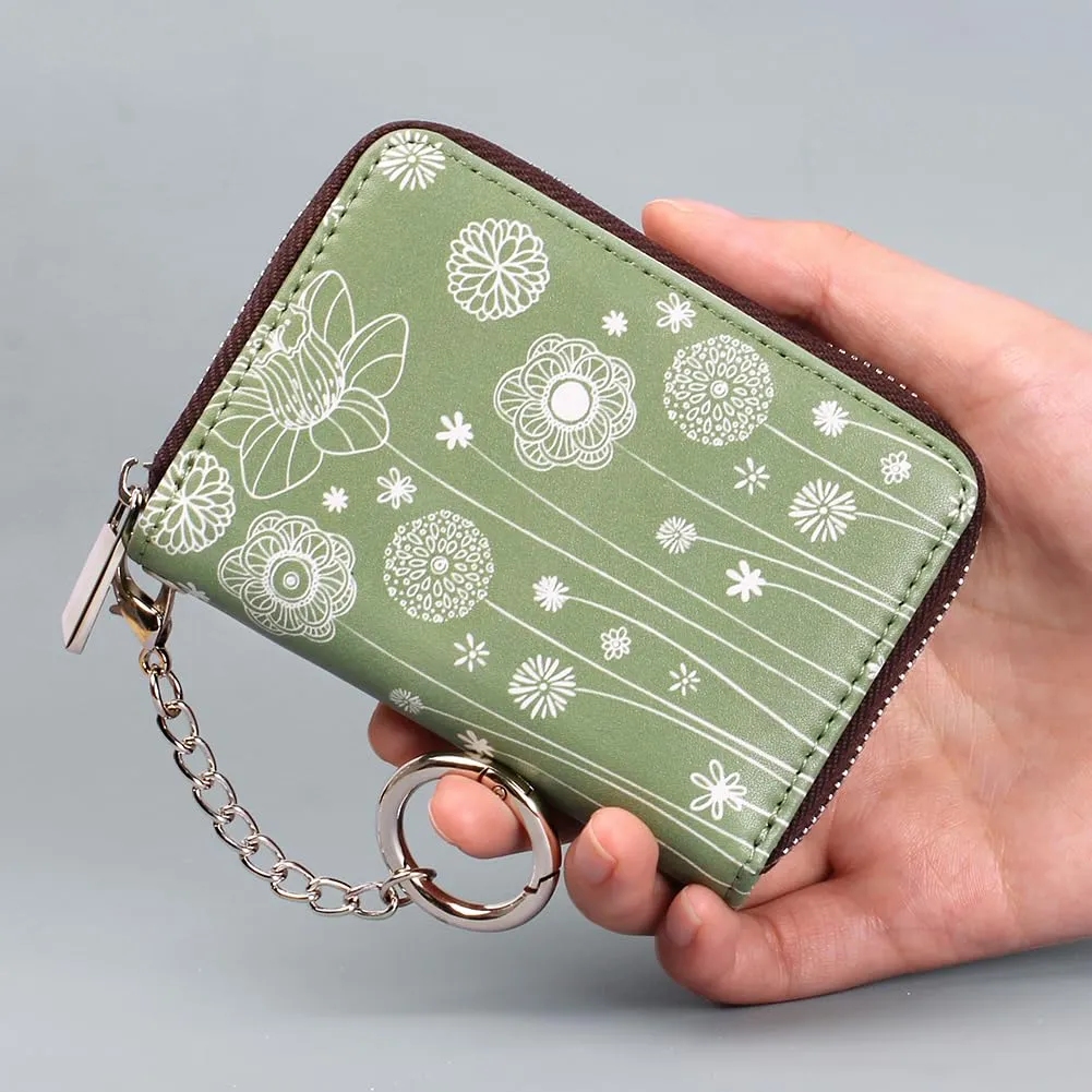 FurArt Porta Carte di Credito con Cerniera e Blocco RFID per Donna e Uomo - immagine 6