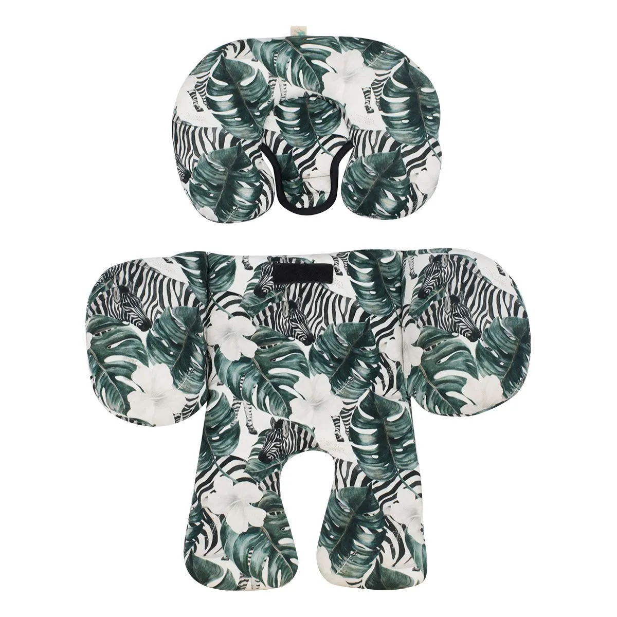 JYOKO Kids Riduttore Antiallergico Universale per Ovetto, Passeggino e Navicella in Cotone - Zebra, Supporto per Testa e Corpo - immagine 6
