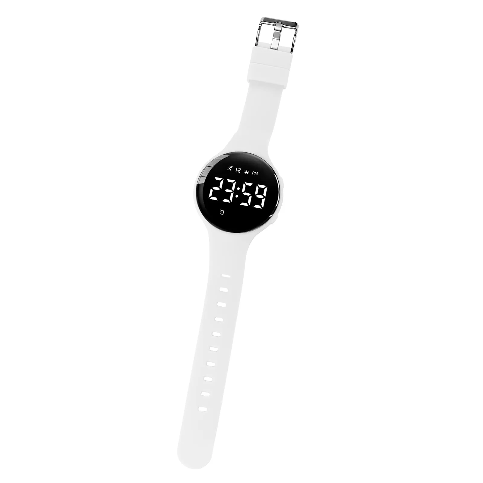 Ben Nevis T66A Orologio Digitale Fitness Tracker per Bambini e Ragazzi, Impermeabile, Ricaricabile, Cinturino in Silicone, Bianco - immagine 8