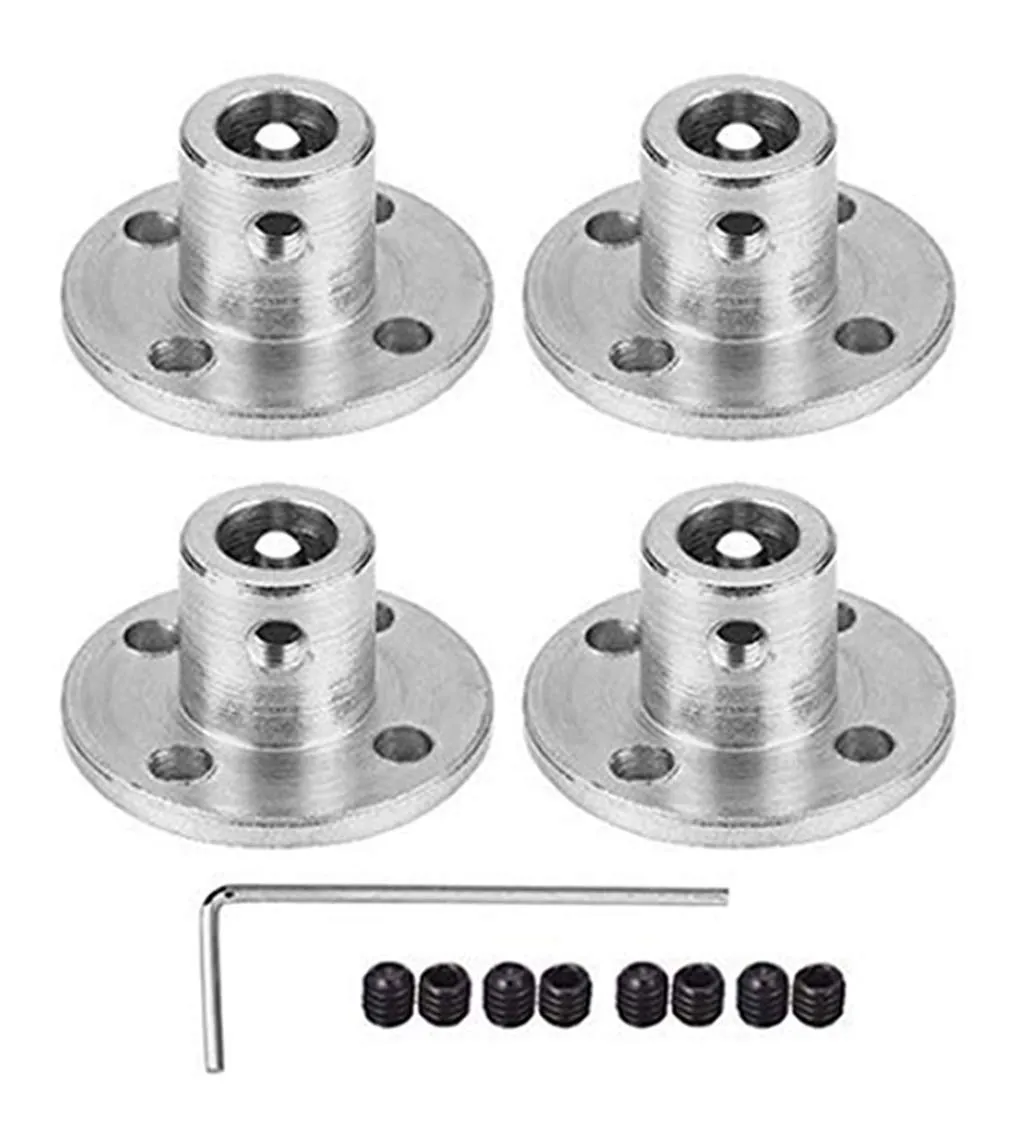 winwill Flange Coupling Connector con guida rigida, 6 mm, 4 pezzi - immagine 1
