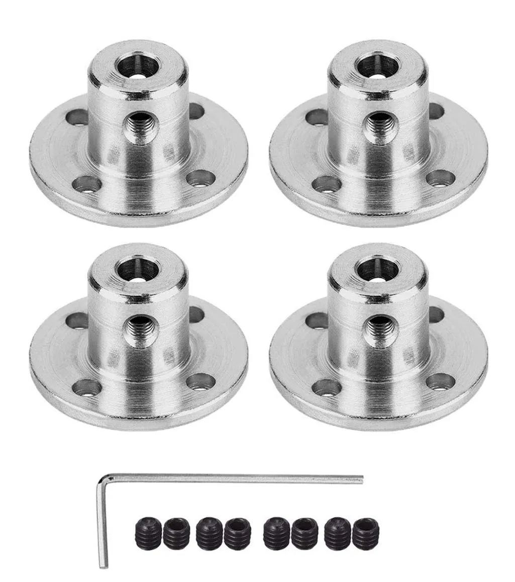 winwill Flange Coupling Connector 3.17 mm per Motori Modellini Radiocomandati, Set da 4 - immagine 1