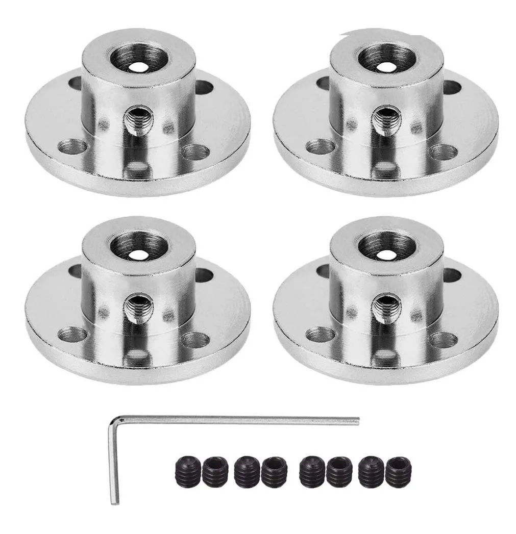 winwill Flange Coupling Connector 8mm per alberi di modellini radiocomandati, set da 4 pezzi - immagine 1