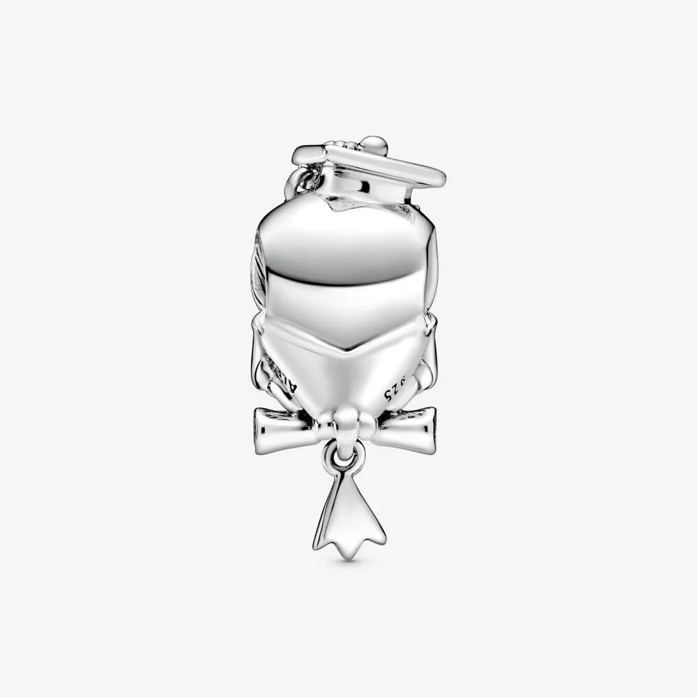 Pandora 798907C01 Gufo Graduato Charm in Argento - immagine 5