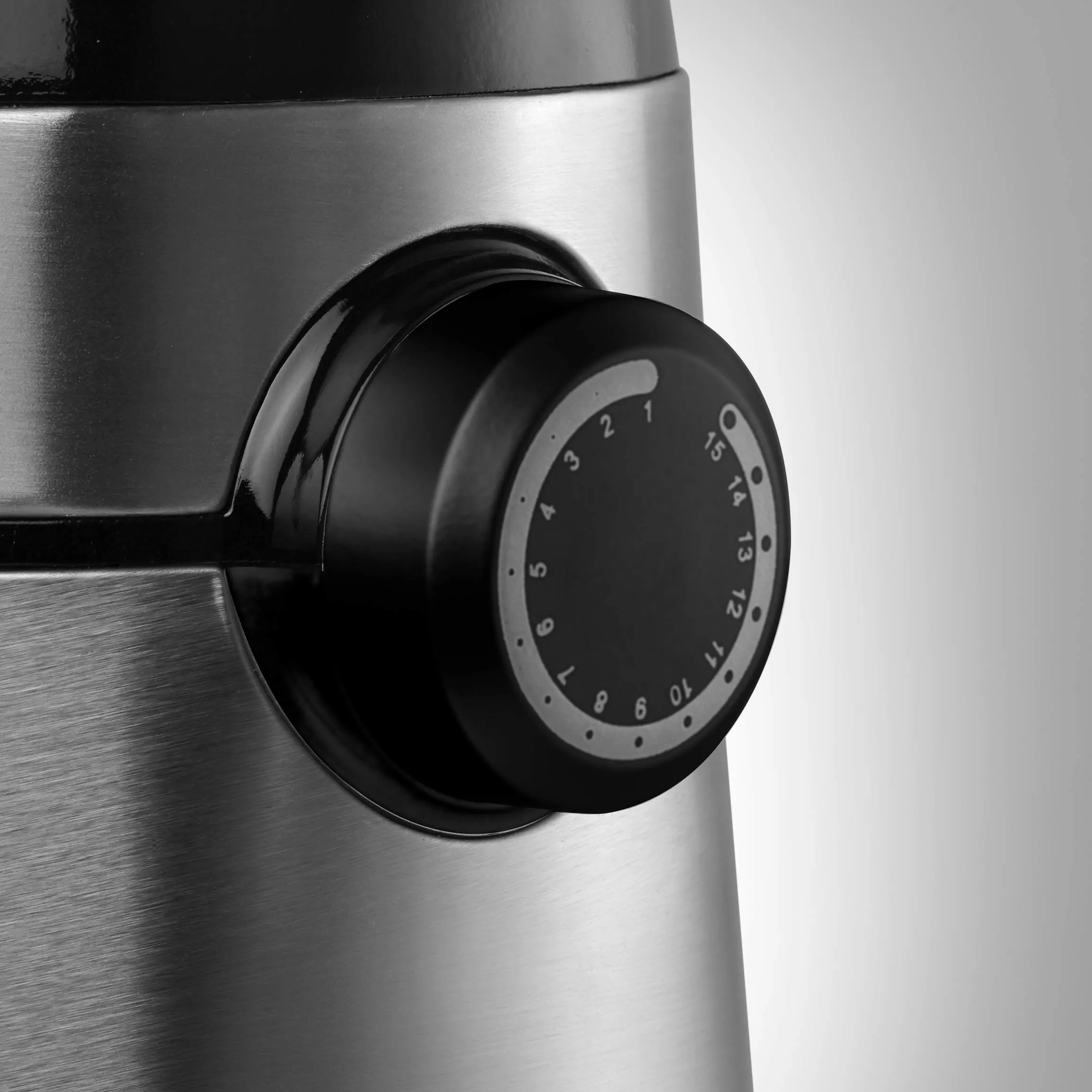 Gaggia RI8123/01 MD15 Macinino per Caffè in Grani, Macine Coniche in Acciaio Inox, 15 Opzioni di Macinatura e Timer Digitale, Nero/Acciaio Inox - immagine 3
