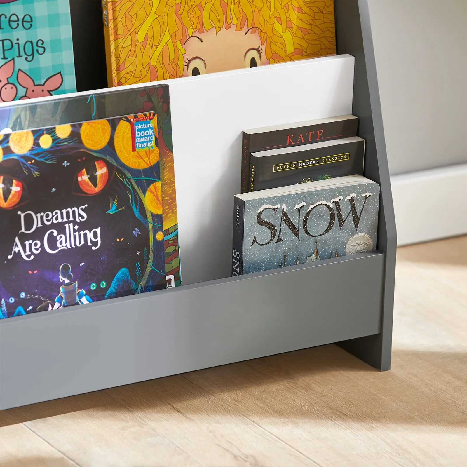 SoBuy Libreria Montessoriana per Bambini a 4 Ripiani 80x30x88 cm - immagine 9