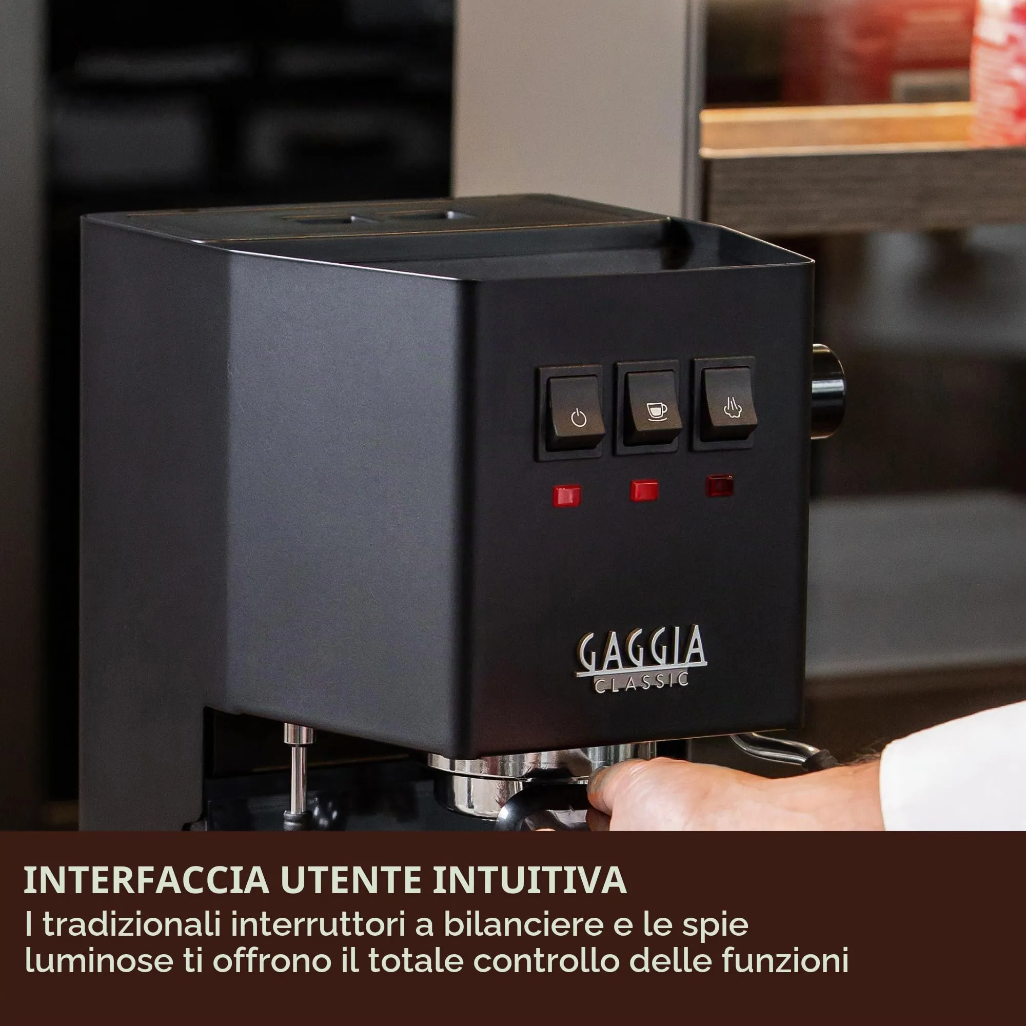 Gaggia Classic Evo Pro, Zwart (RI9481/14) - immagine 5