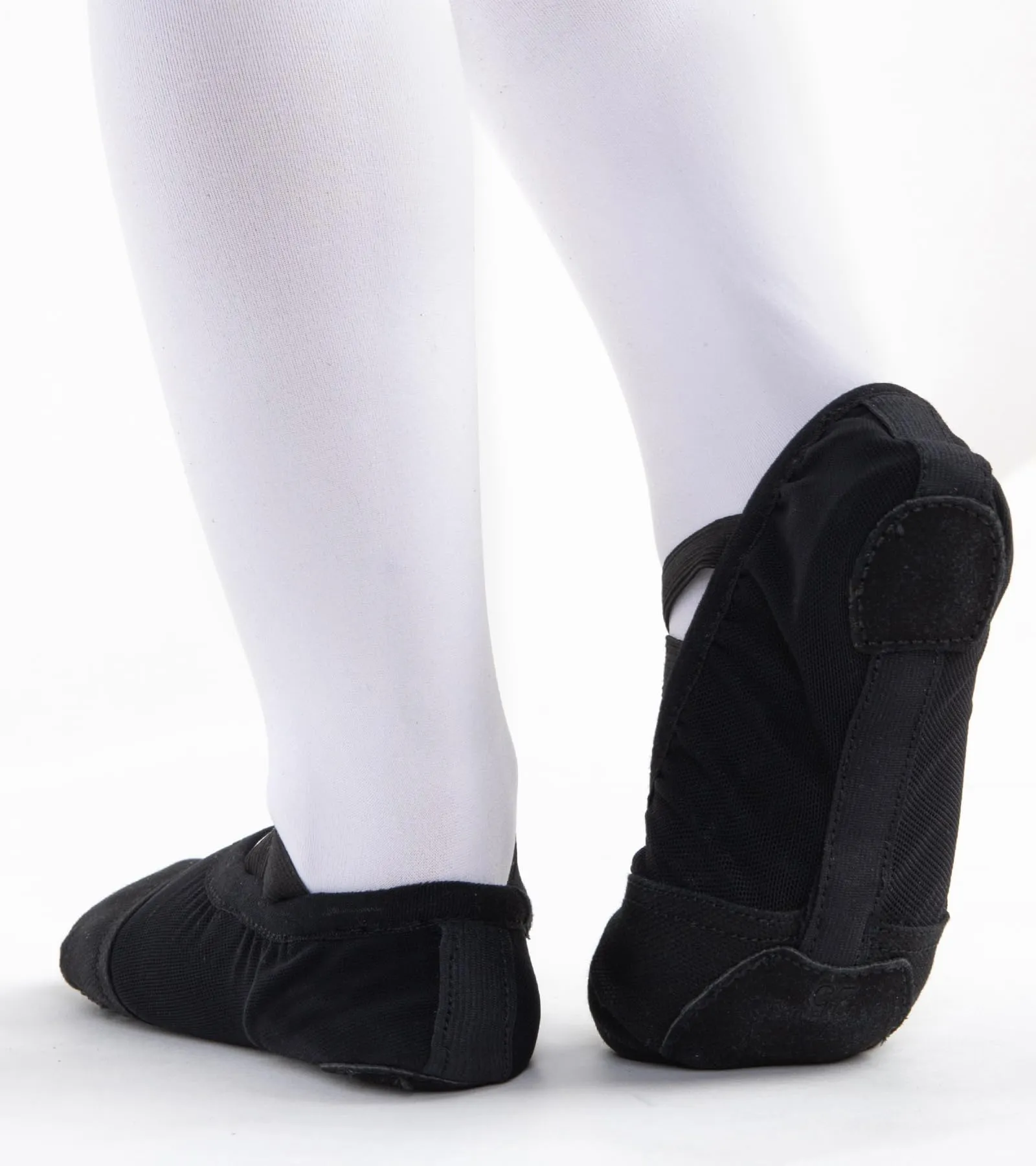 Aiseyi Scarpe da Balletto per Bambina in Pelle e Tela, Nero, 29 EU - immagine 3