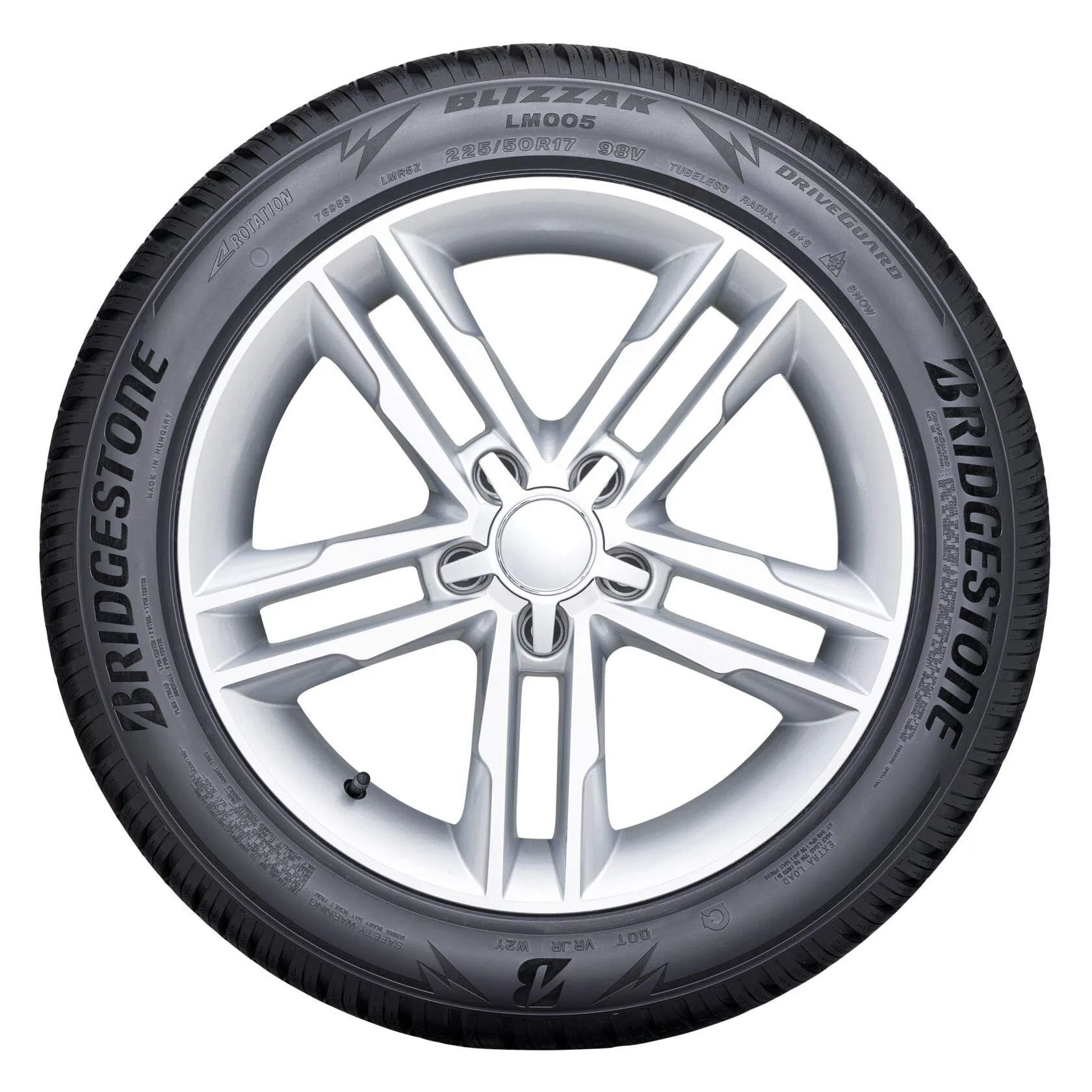Bridgestone Blizzak LM 005 DriveGuard RFT 225/60 R17 103V XL EVc Run Flat - immagine 2