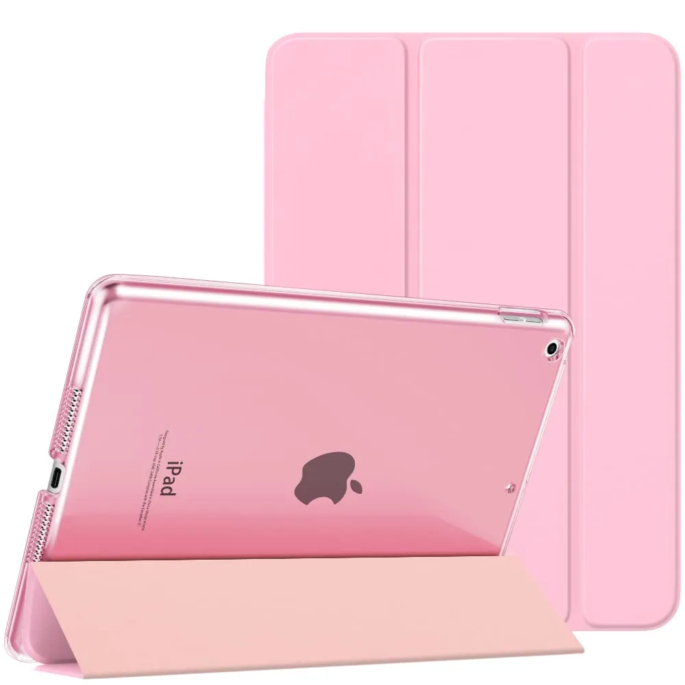 MoKo Cover for iPad 9th/8th/7th Gen 10.2 inch (2021/2020/2019), Fiore Rosa - immagine 1