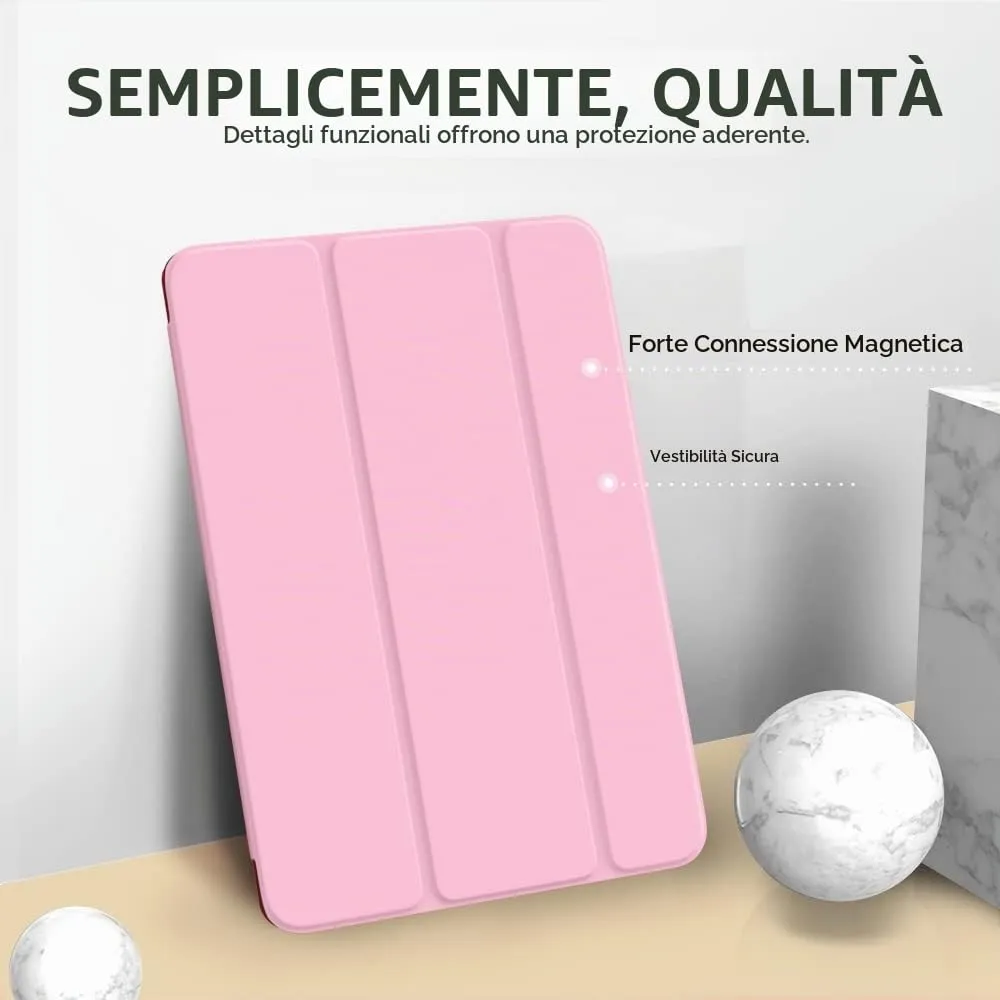 MoKo Cover for iPad 9th/8th/7th Gen 10.2 inch (2021/2020/2019), Fiore Rosa - immagine 3