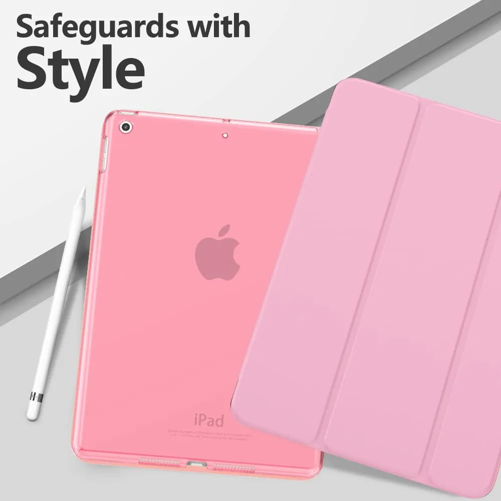 MoKo Cover for iPad 9th/8th/7th Gen 10.2 inch (2021/2020/2019), Fiore Rosa - immagine 9