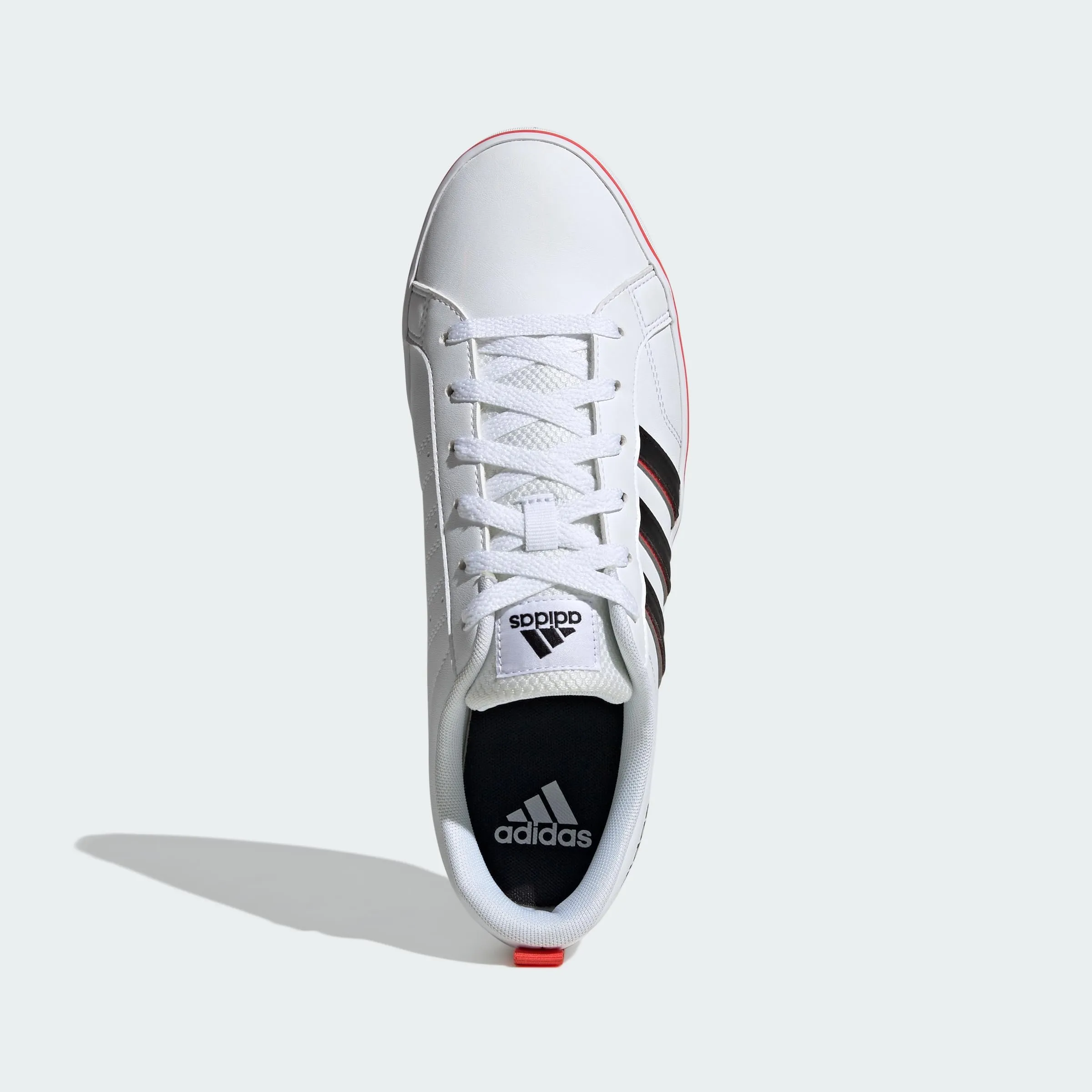 adidas VS Pace 2.0 Shoes, Cloud White Core Black Bright Red, 47 1/3 EU - immagine 4