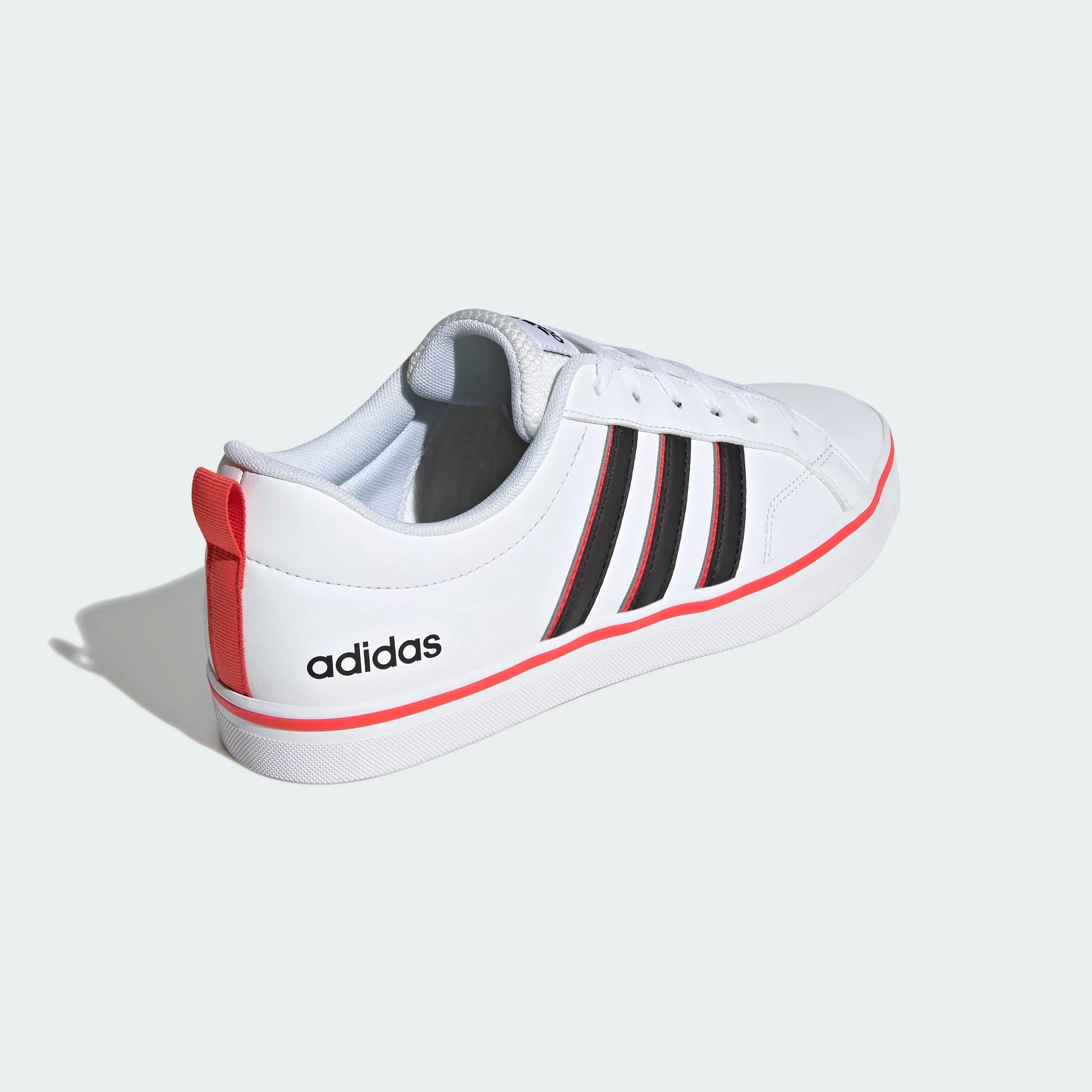 adidas VS Pace 2.0 Shoes, Cloud White Core Black Bright Red, 47 1/3 EU - immagine 7