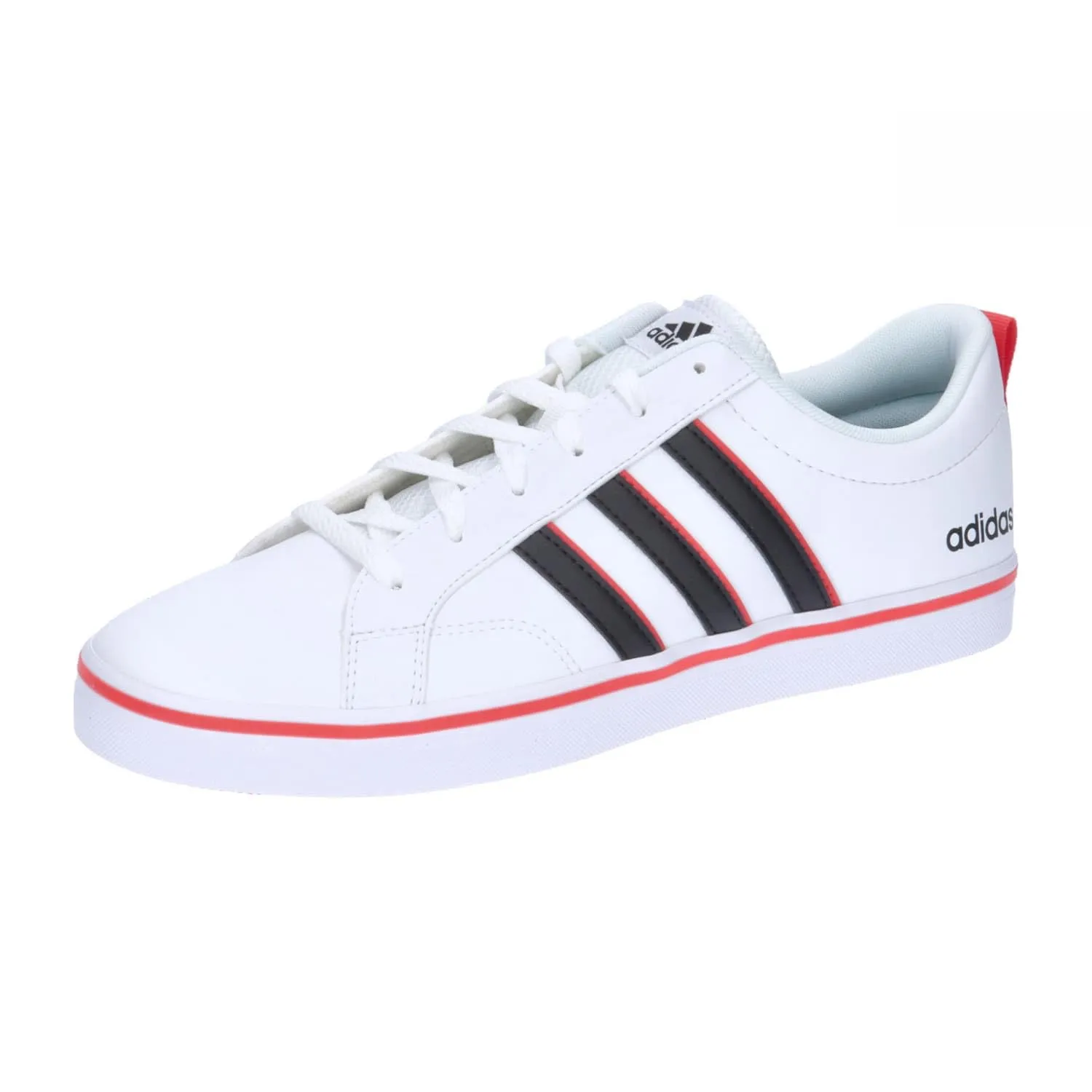 adidas VS Pace 2.0 Shoes, Cloud White Core Black Bright Red, 40 EU - immagine 1