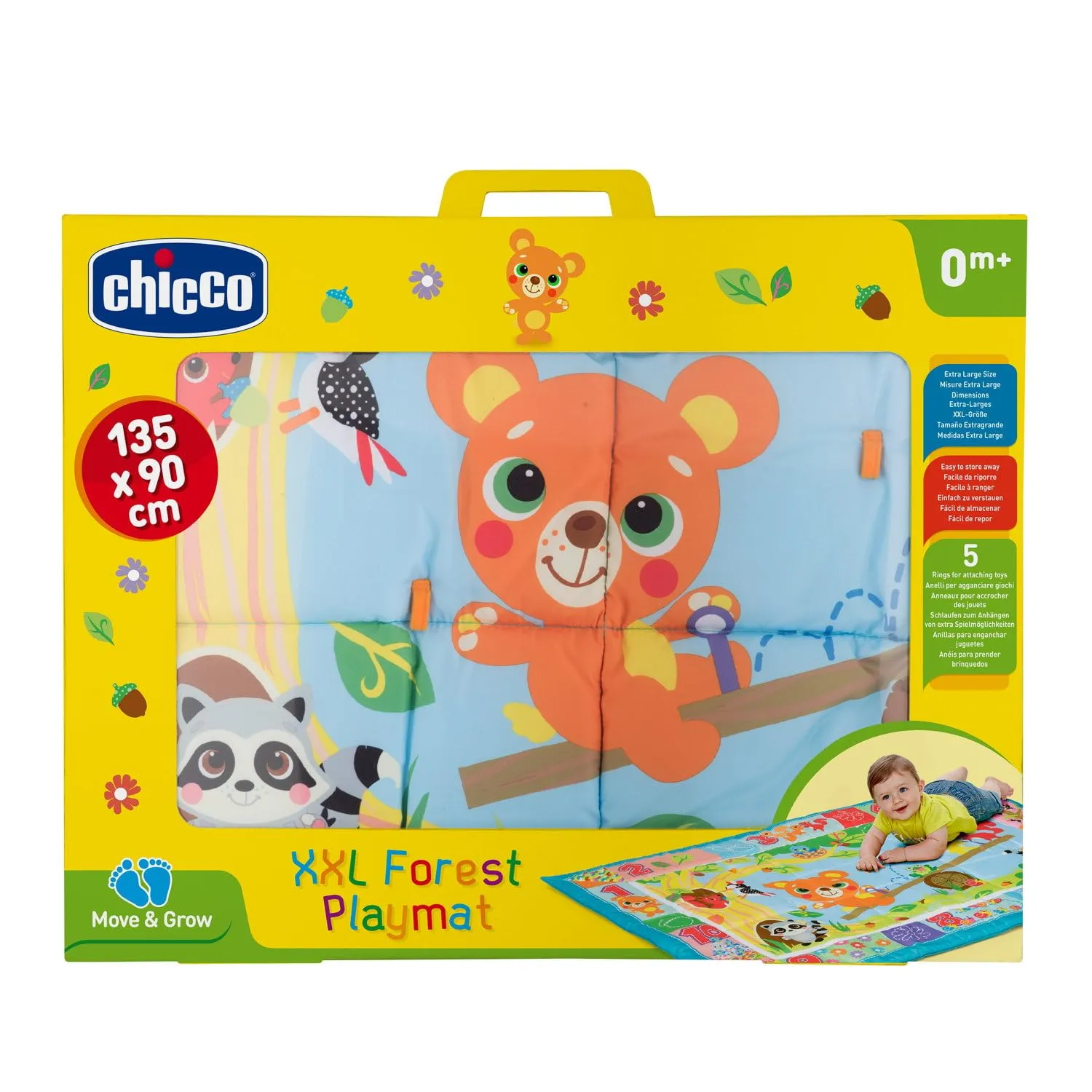 Chicco Foresta Fantasy Tappeto Gioco XXL, Blu - immagine 6