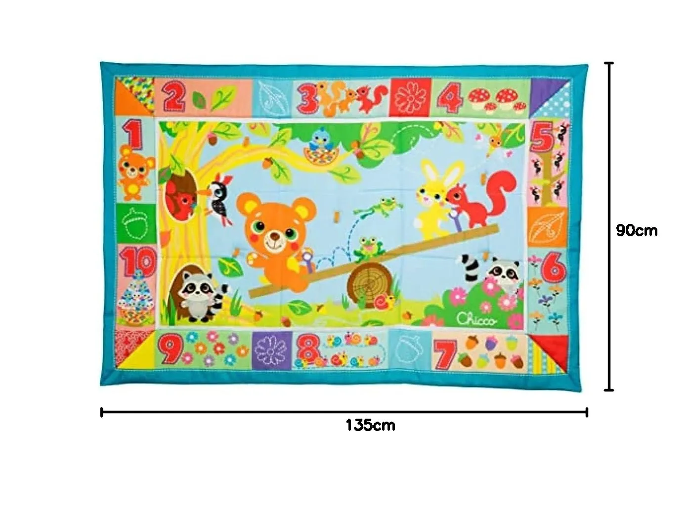 Chicco Foresta Fantasy Tappeto Gioco XXL, Blu - immagine 7