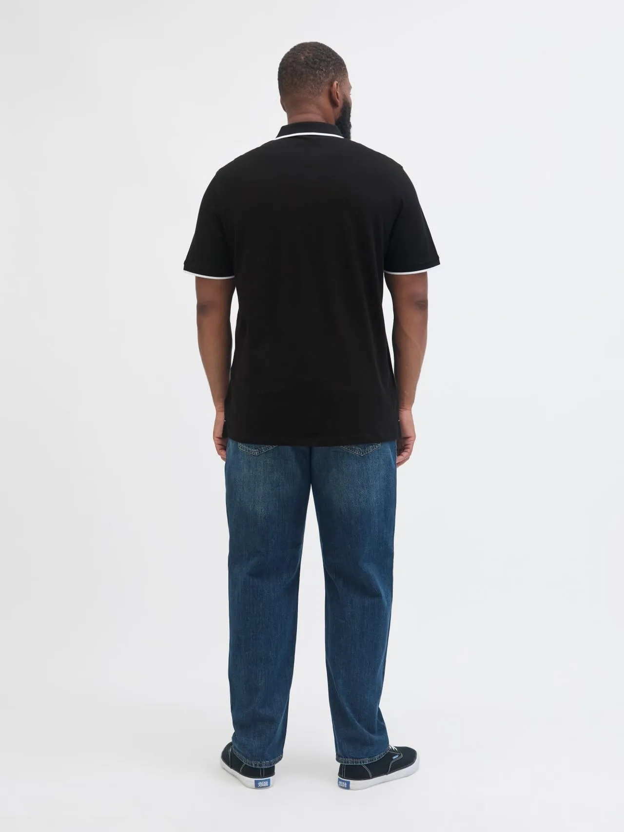 Jack & Jones Polo Semplice Nera 3XL - immagine 2