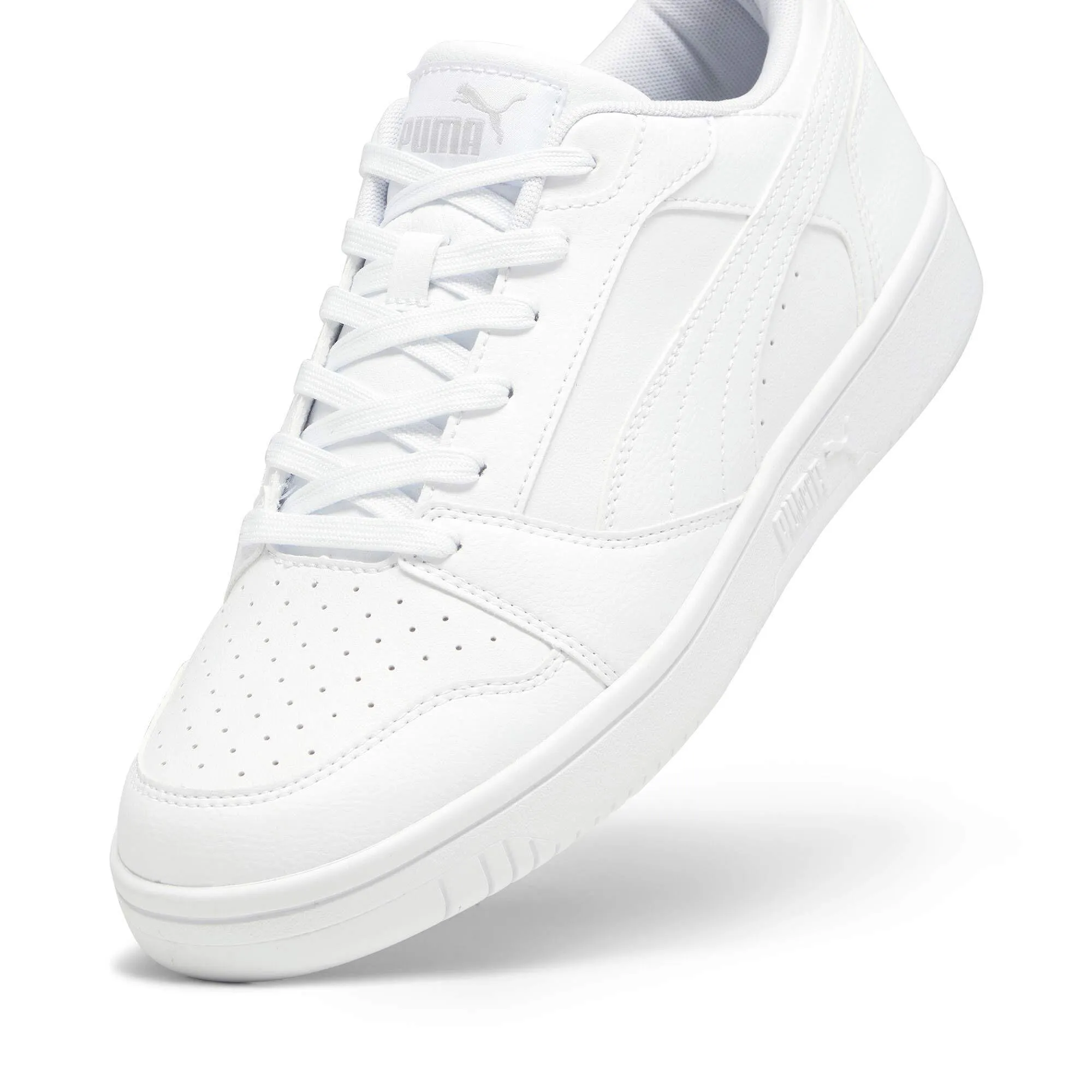PUMA Rebound V6 Low Sneaker Unisex, White Cool Light Gray, 38 EU - immagine 7