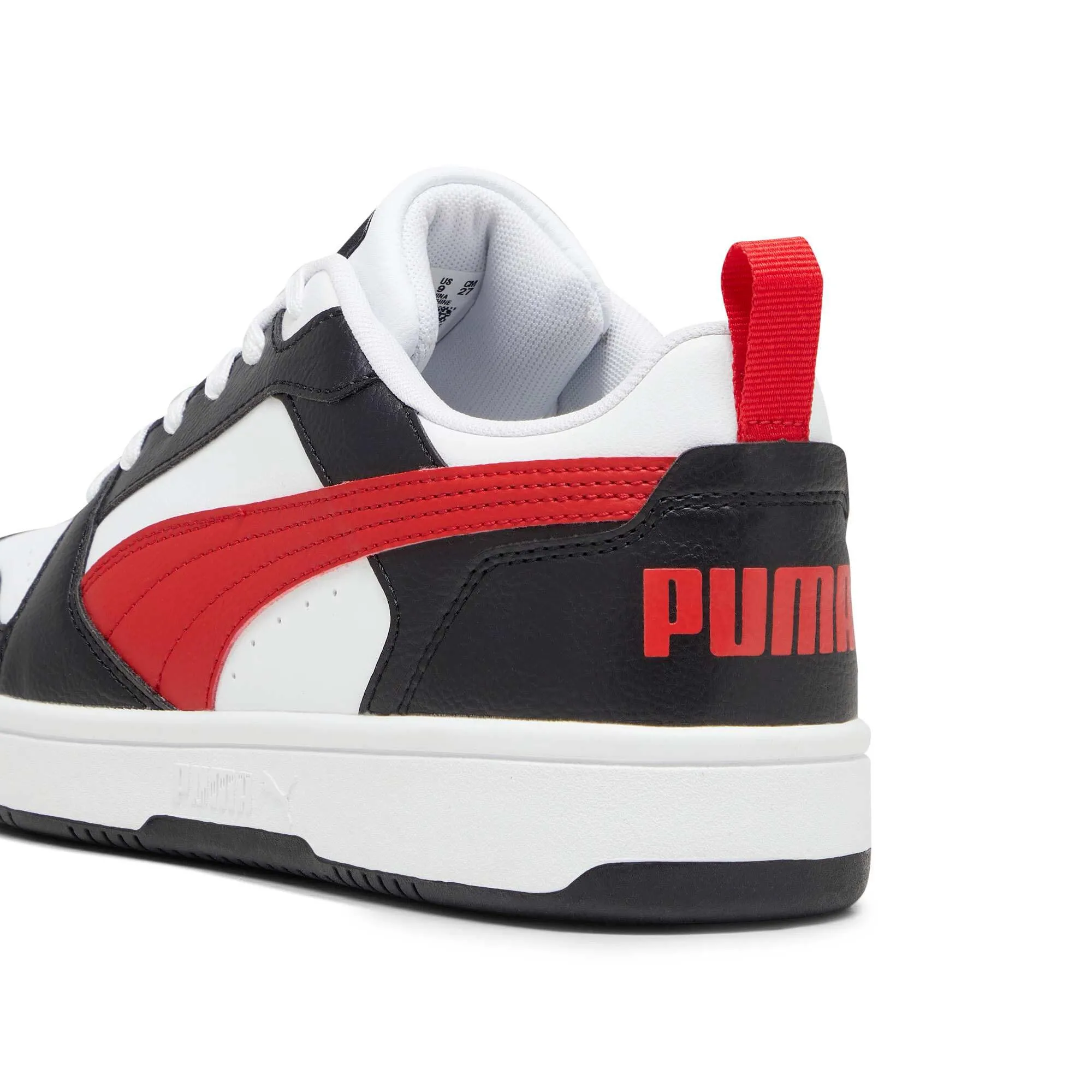 PUMA Rebound V6 Low Sneaker Unisex White For All Time Red Black - immagine 5