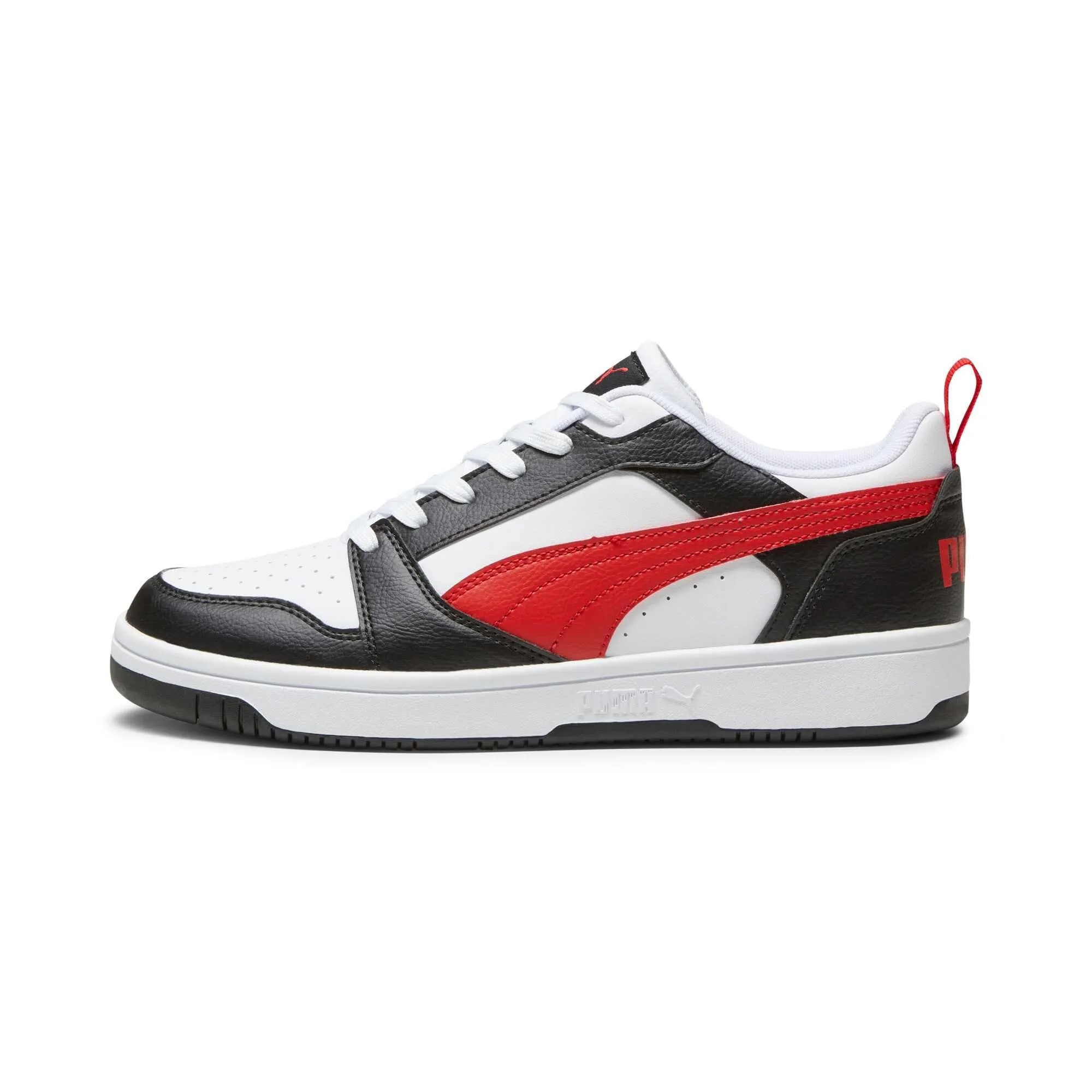 Puma Rebound V6 Low Sneakers, White For All Time Red Black, 45 EU - immagine 1
