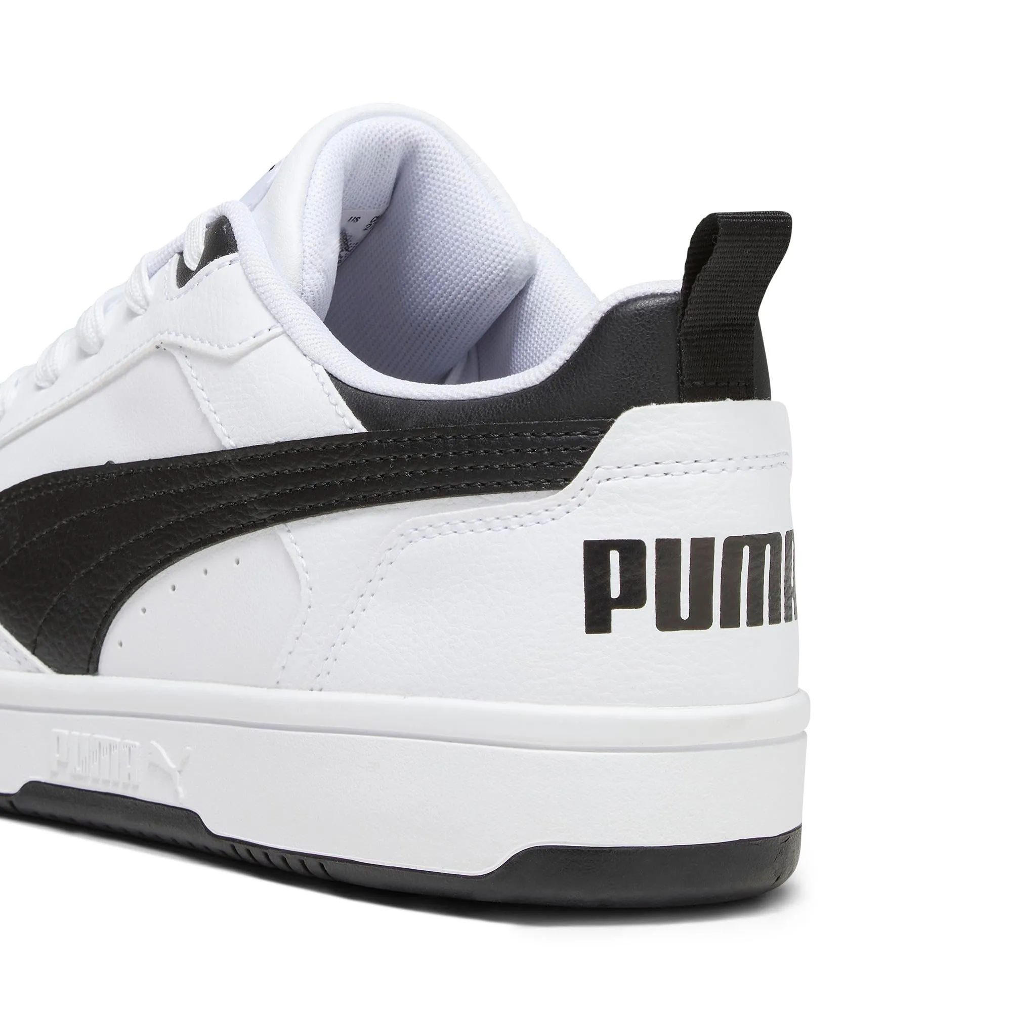 PUMA Rebound V6 Low Unisex Sneakers, White Black Black, 48.5 EU - immagine 2