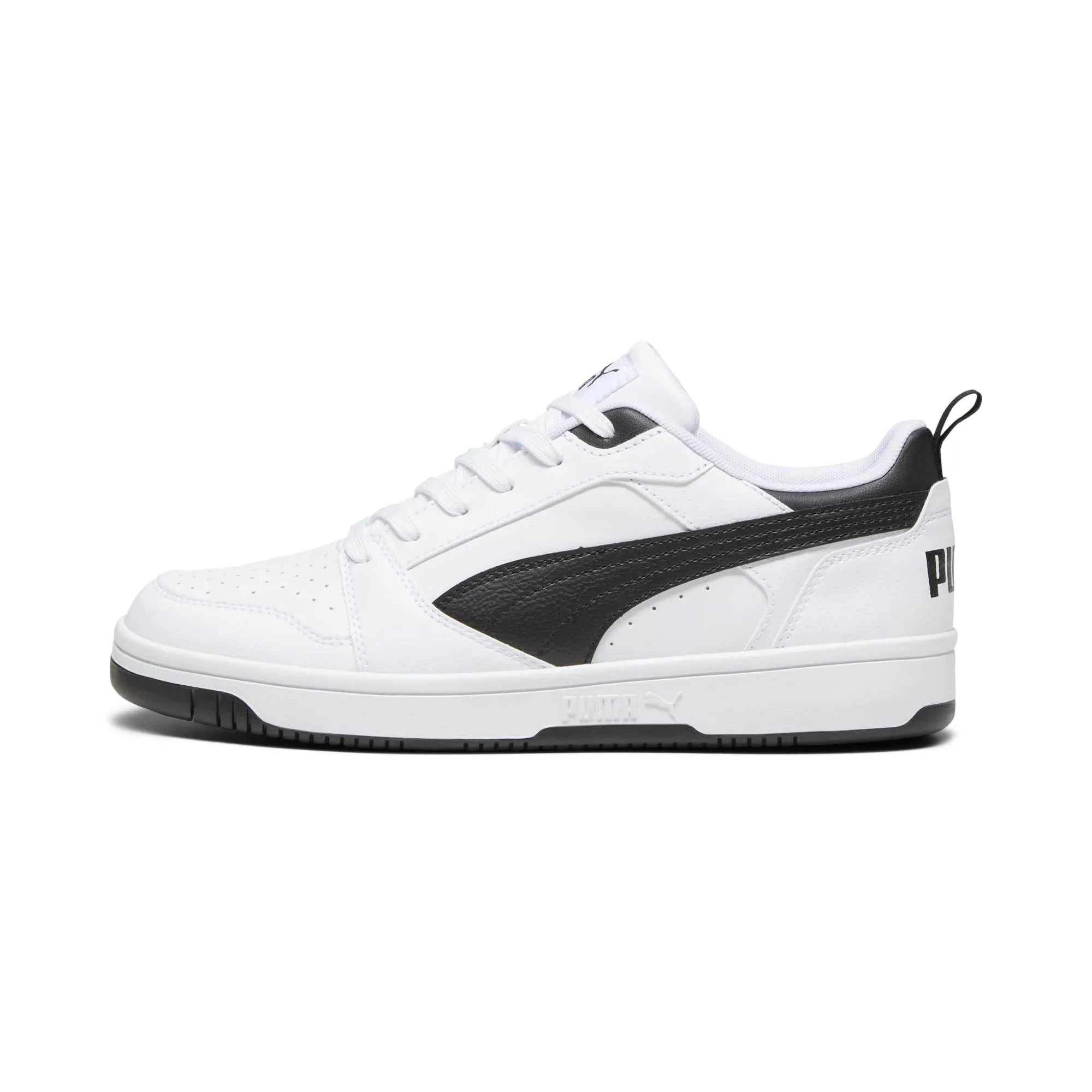 Puma Rebound V6 Low Sneakers, White Black Black, 42.5 EU - immagine 7